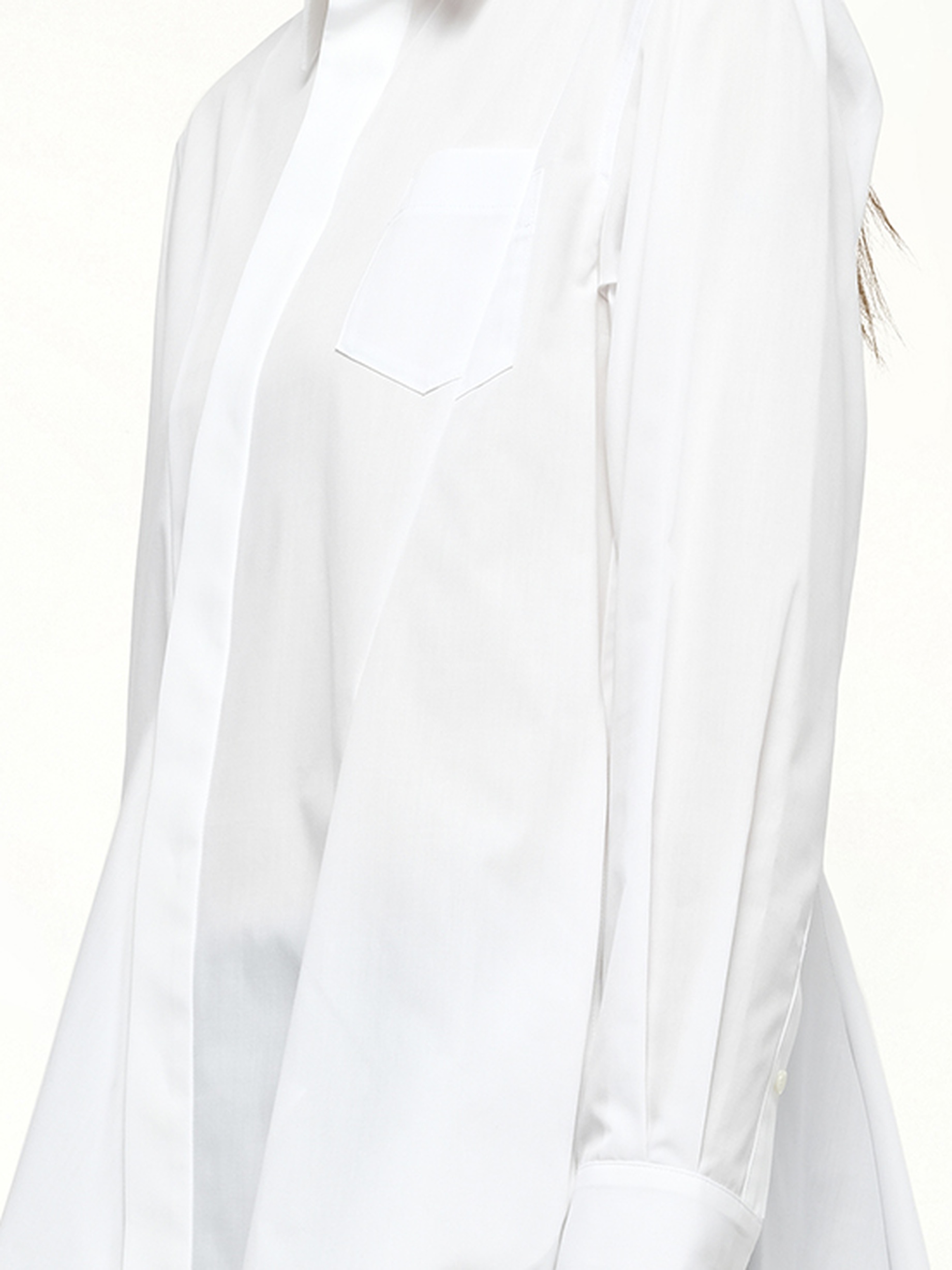 Poplin Shirt in Off White - 3