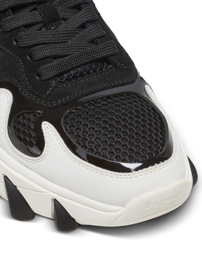 B-East trainer in leather, suede and mesh 6