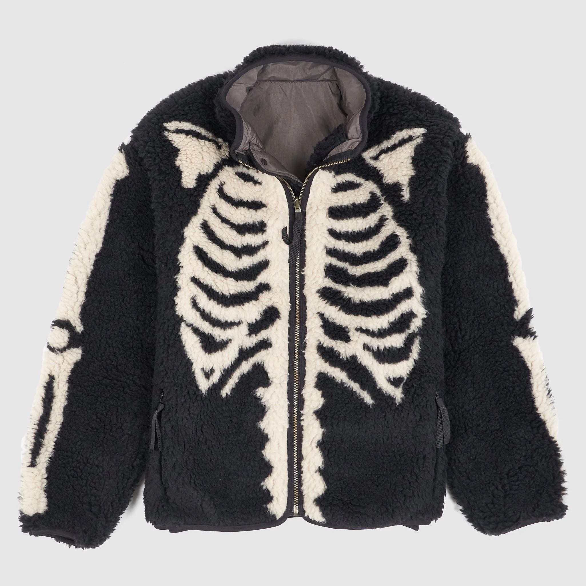Kapital Bone Boa Reversible Fleece Jacket - 1