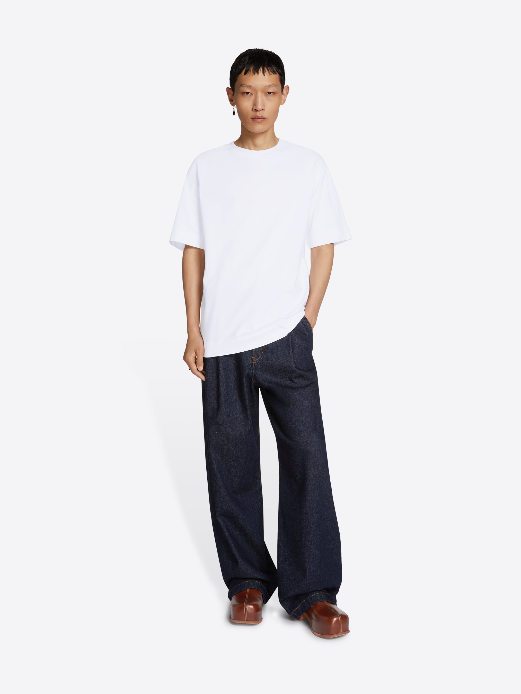 BOXY COTTON TEE - 2