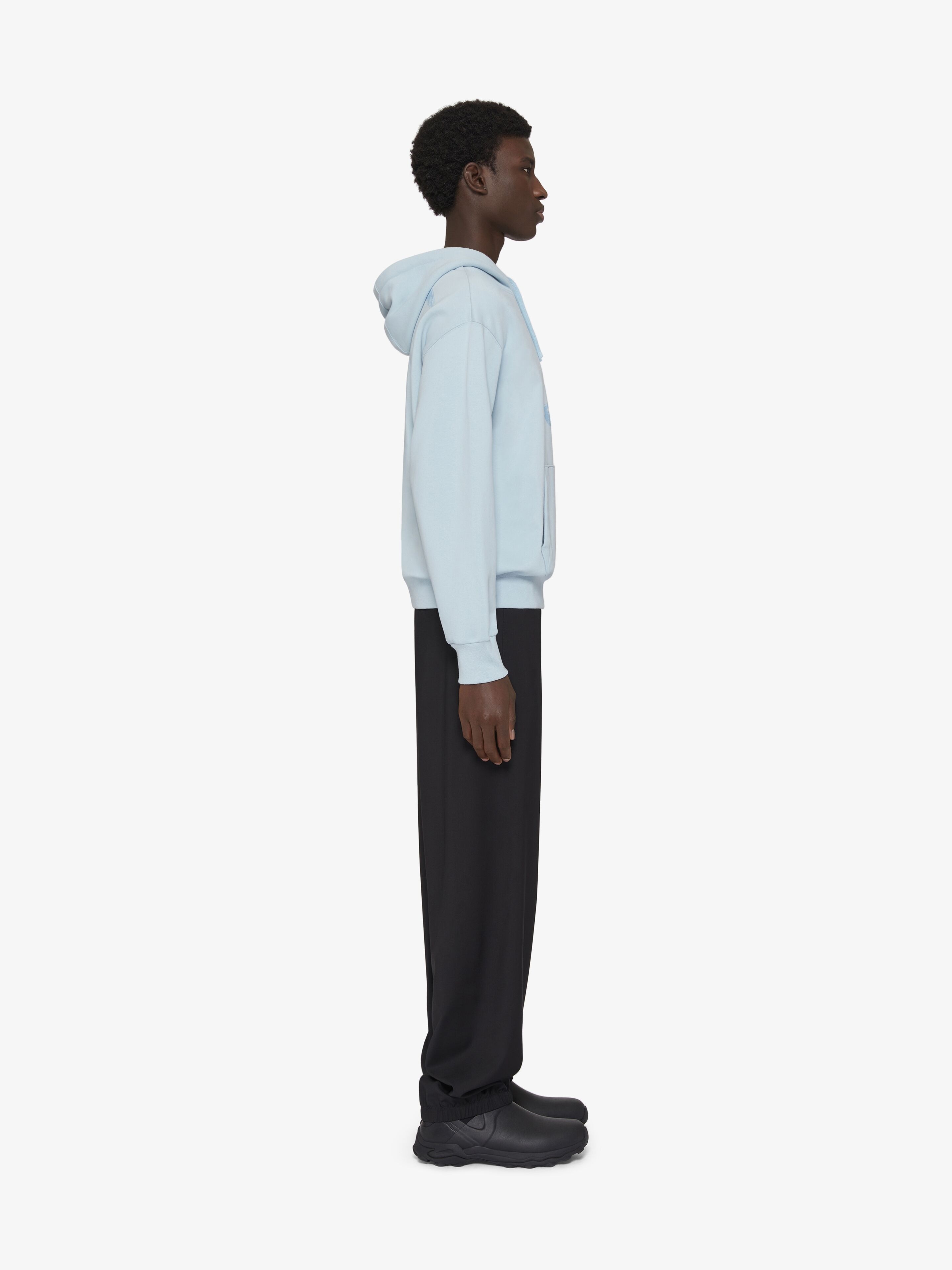 BOXY FIT HOODIE IN FLEECE GIVENCHY WINGS - 3