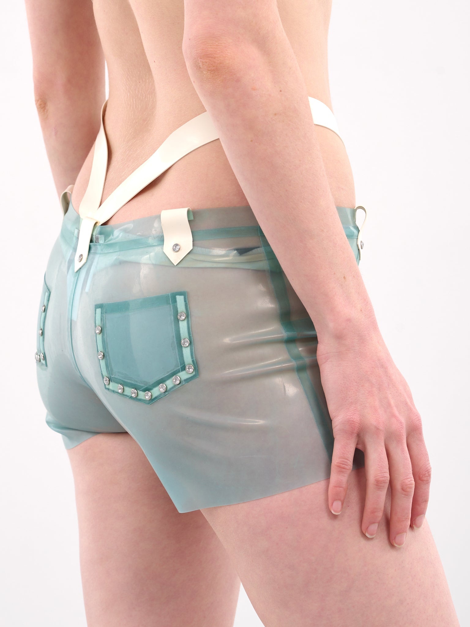 Latex Thong Shorts - 5