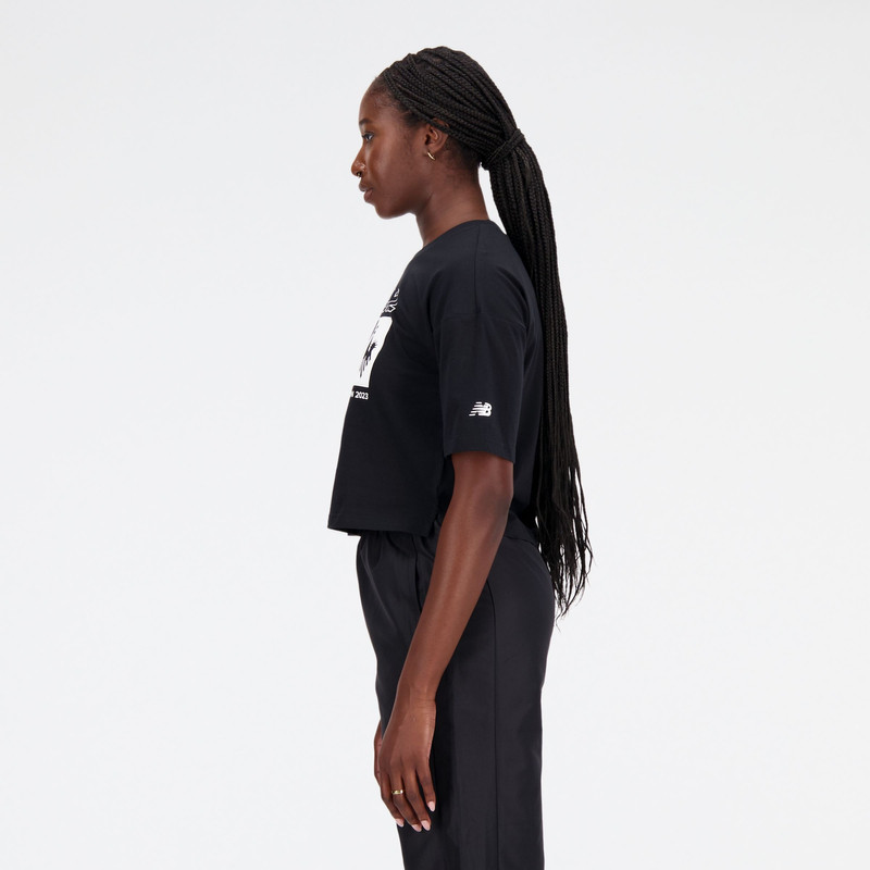 New Balance NYC Marathon Essentials Americana Cotton Jersey Boxy T-Shirt outlook