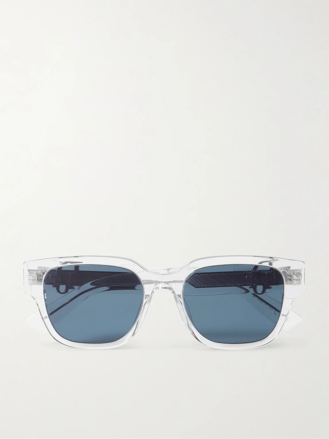 Dior Oblique S1I Transparent Square Acetate Sunglasses - 1