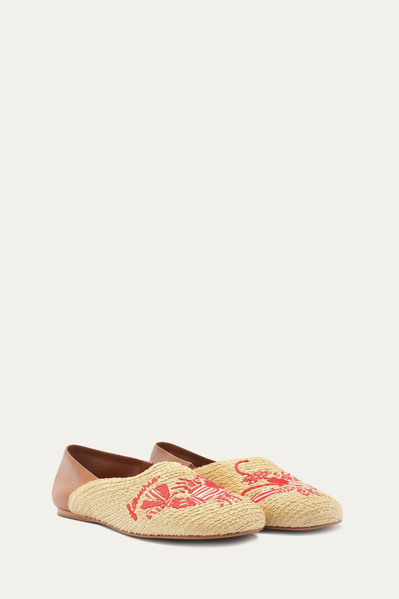 FARM RIO Raffia Flat Loafer outlook