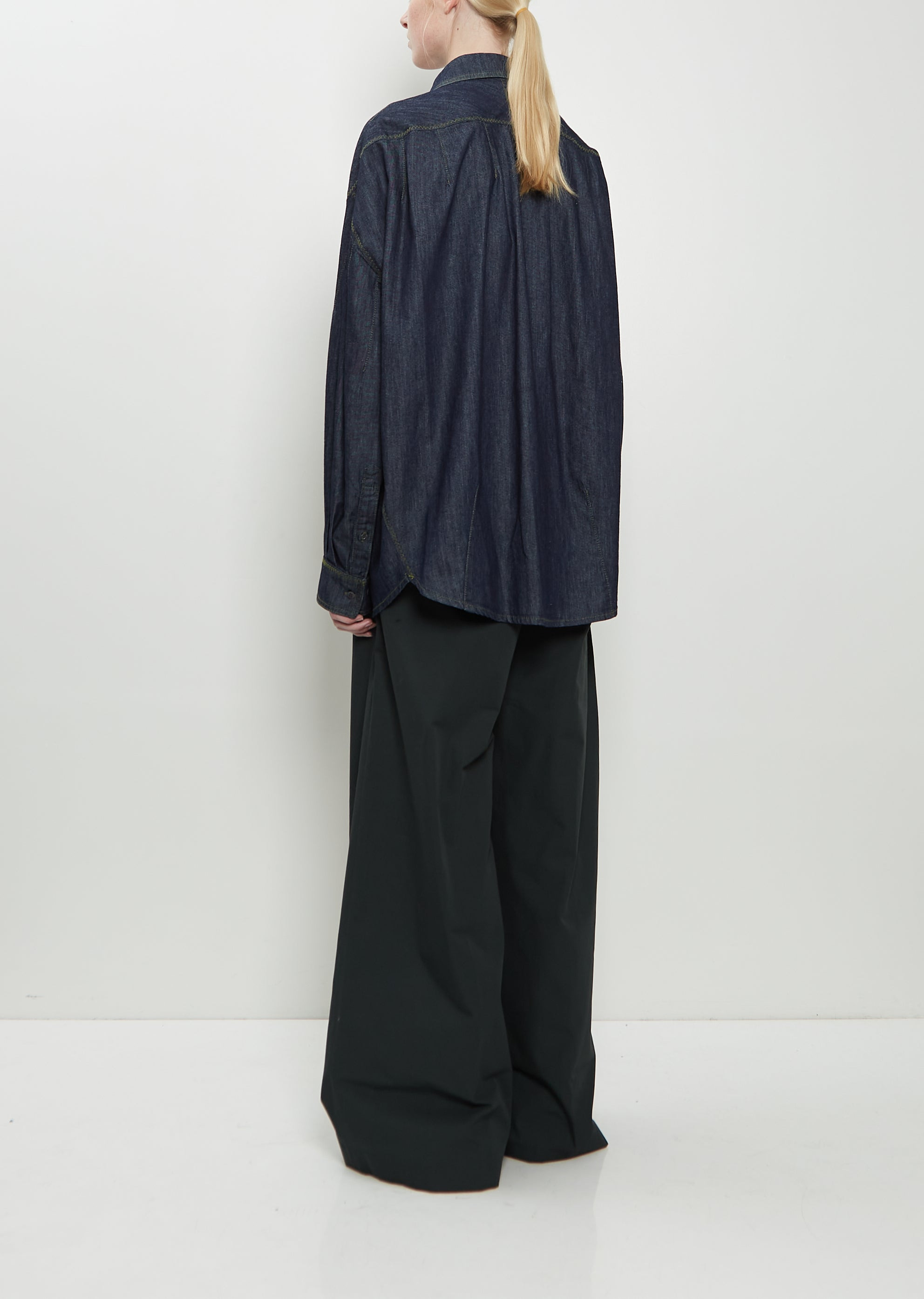 Camis Bis Cotton Denim Shirt - 3