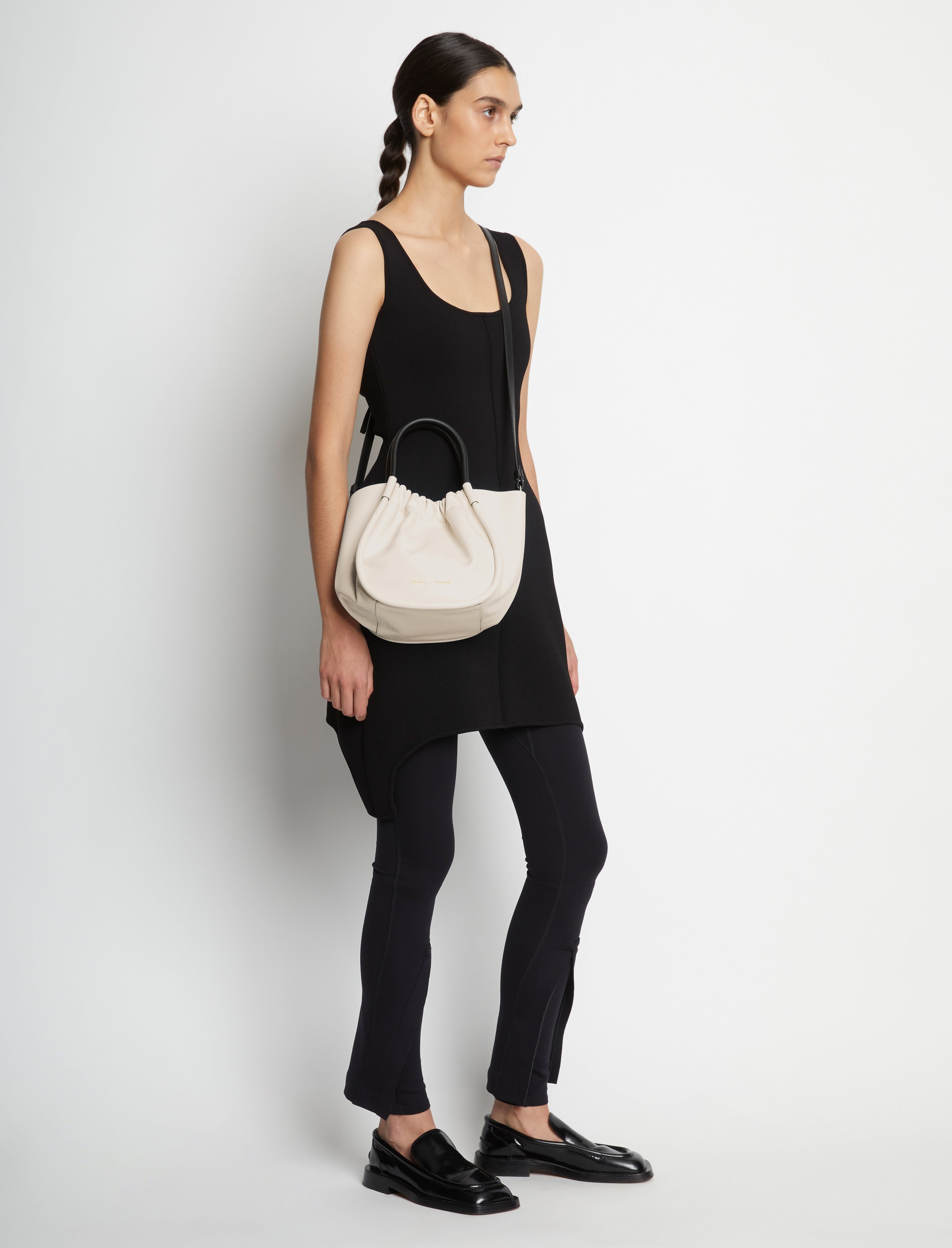 Small Ruched Crossbody Tote - 6