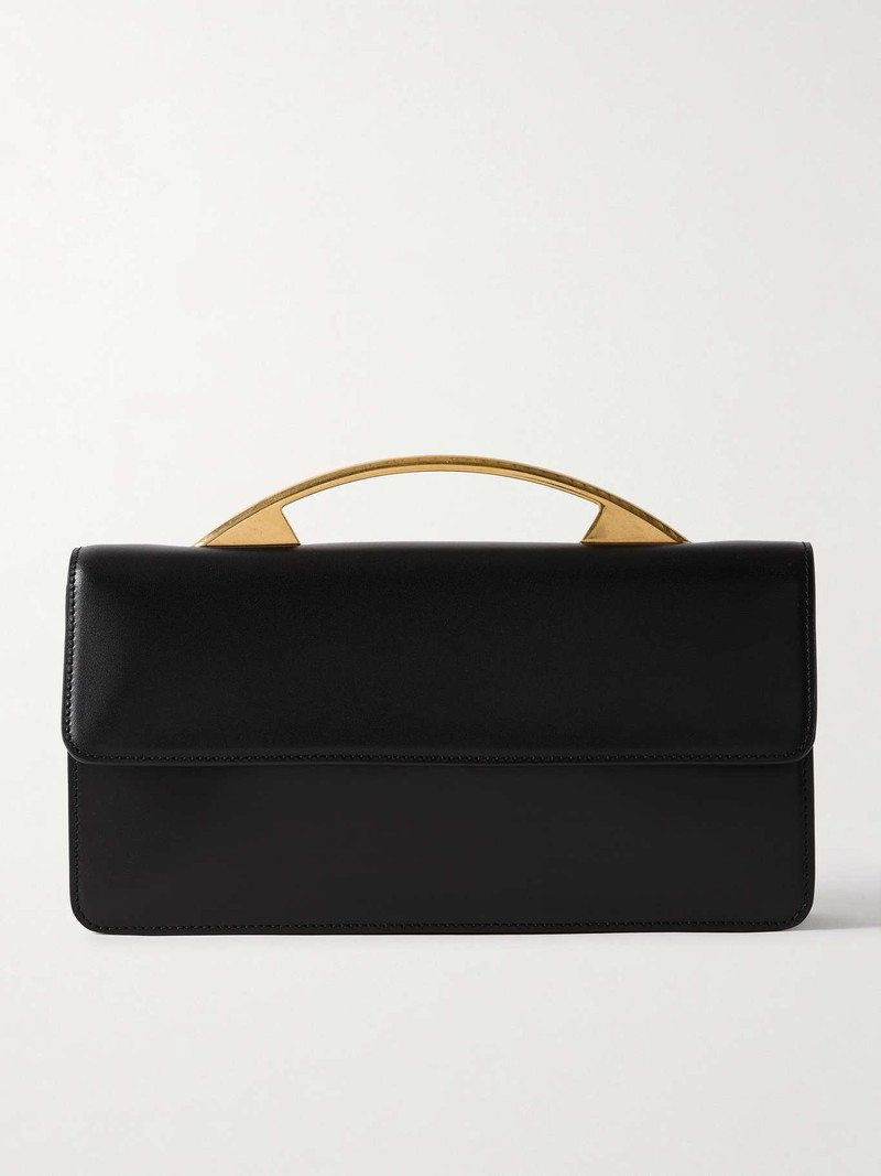 Nia leather tote Black 1