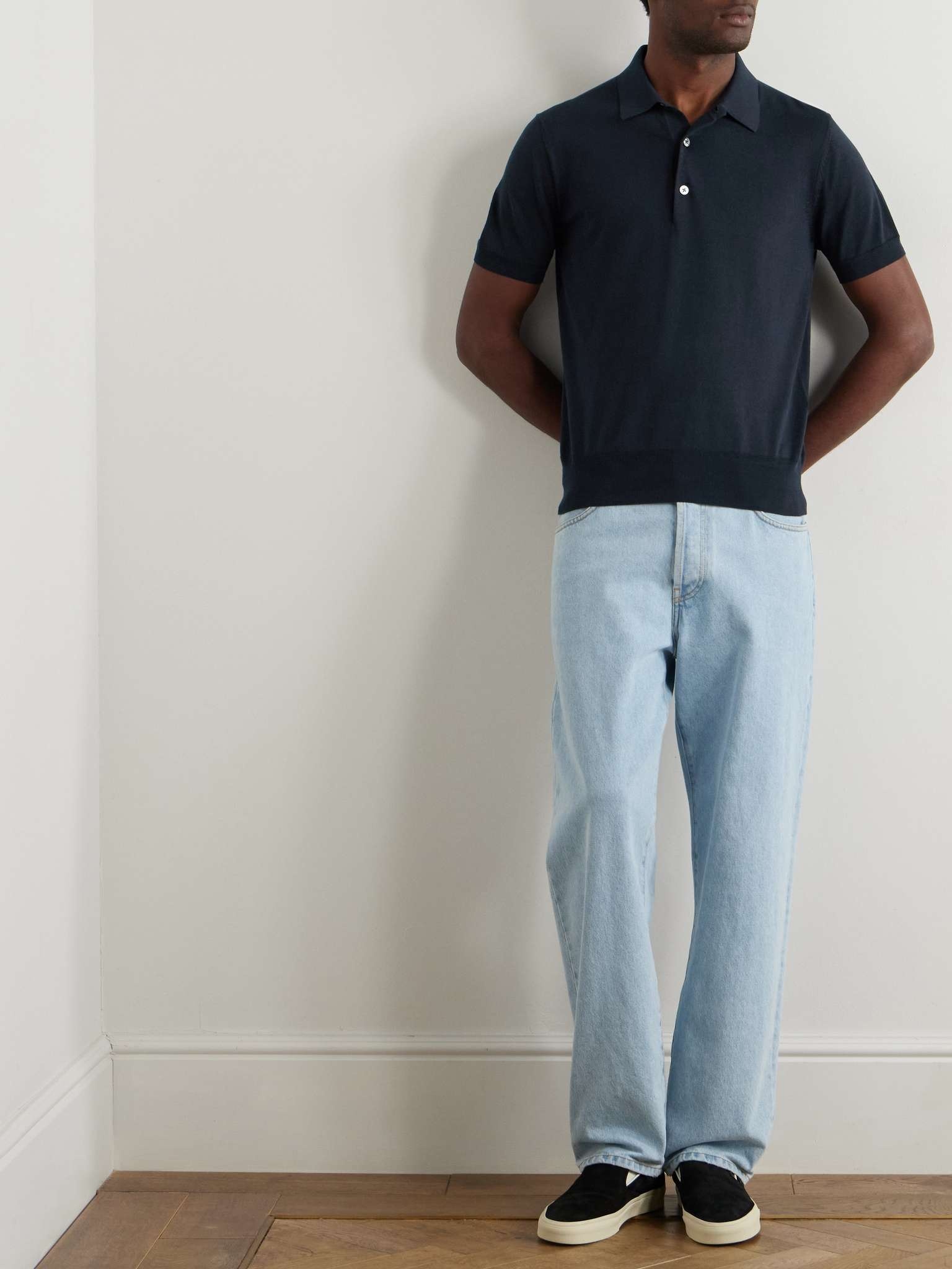 Slim-Fit Cotton Polo Shirt - 2
