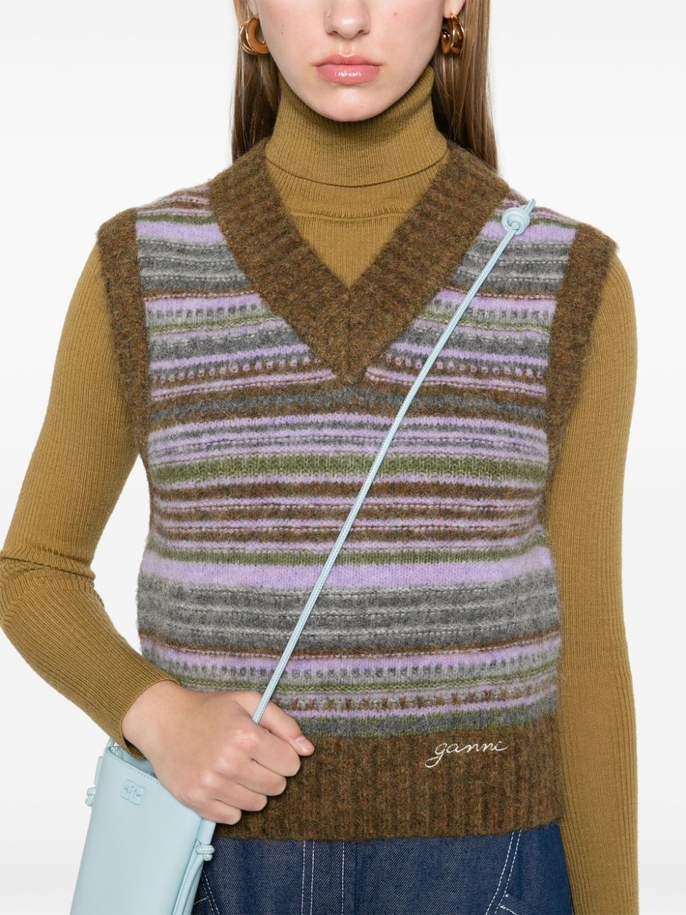 striped vest - 5