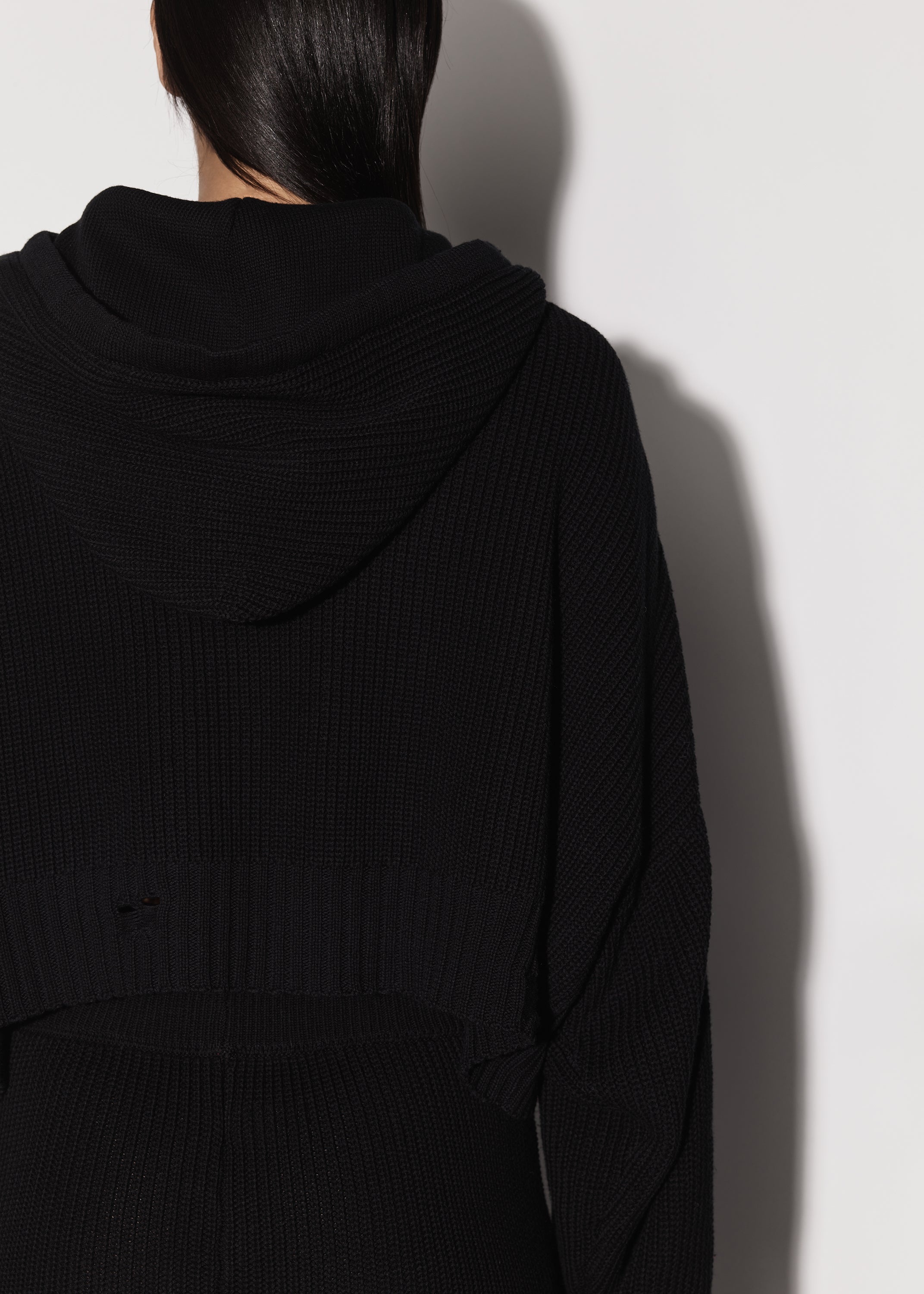 OVERSIZED RIB HOODIE - 7