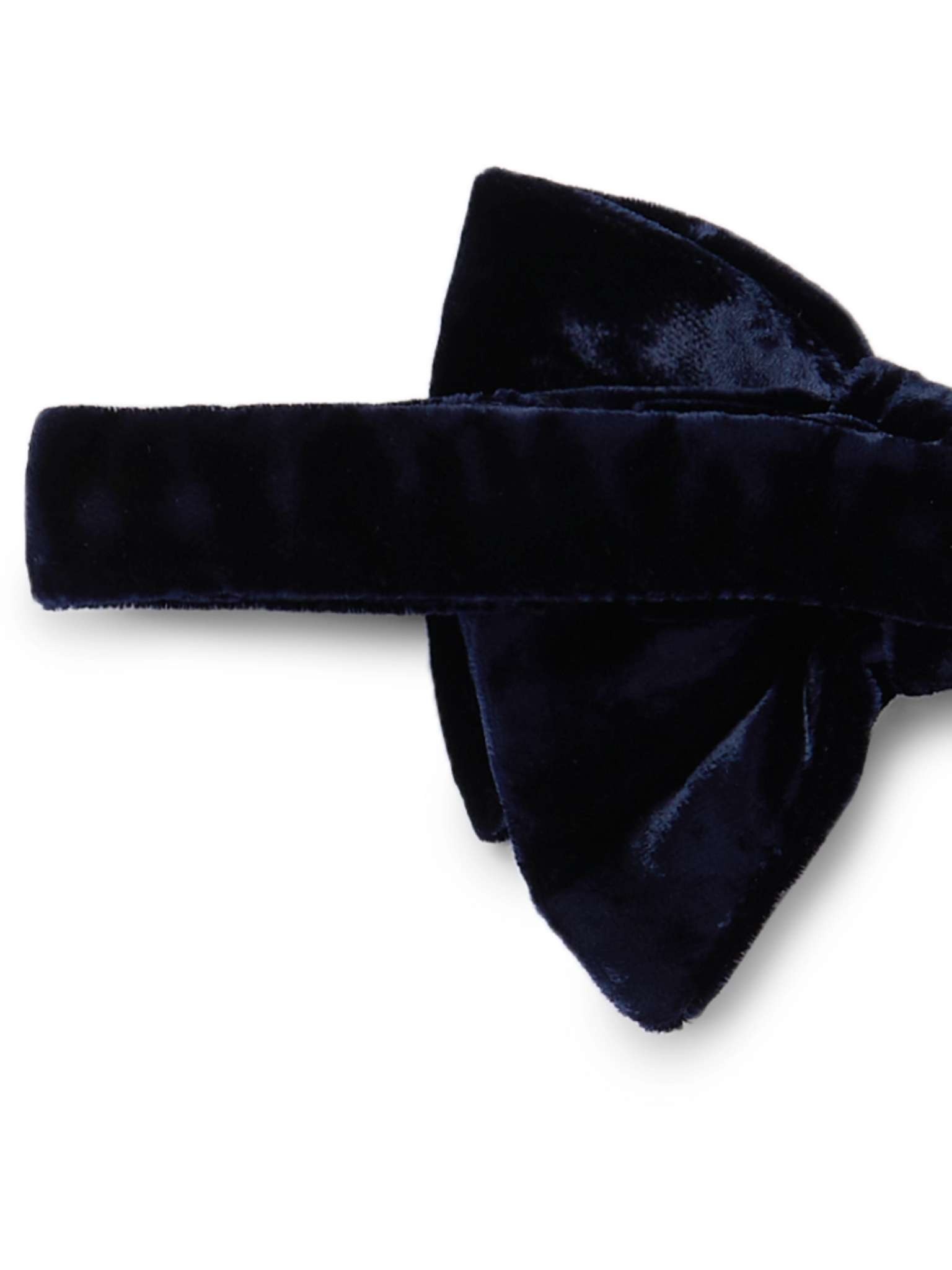 Pre-Tied Velvet Bow Tie - 3