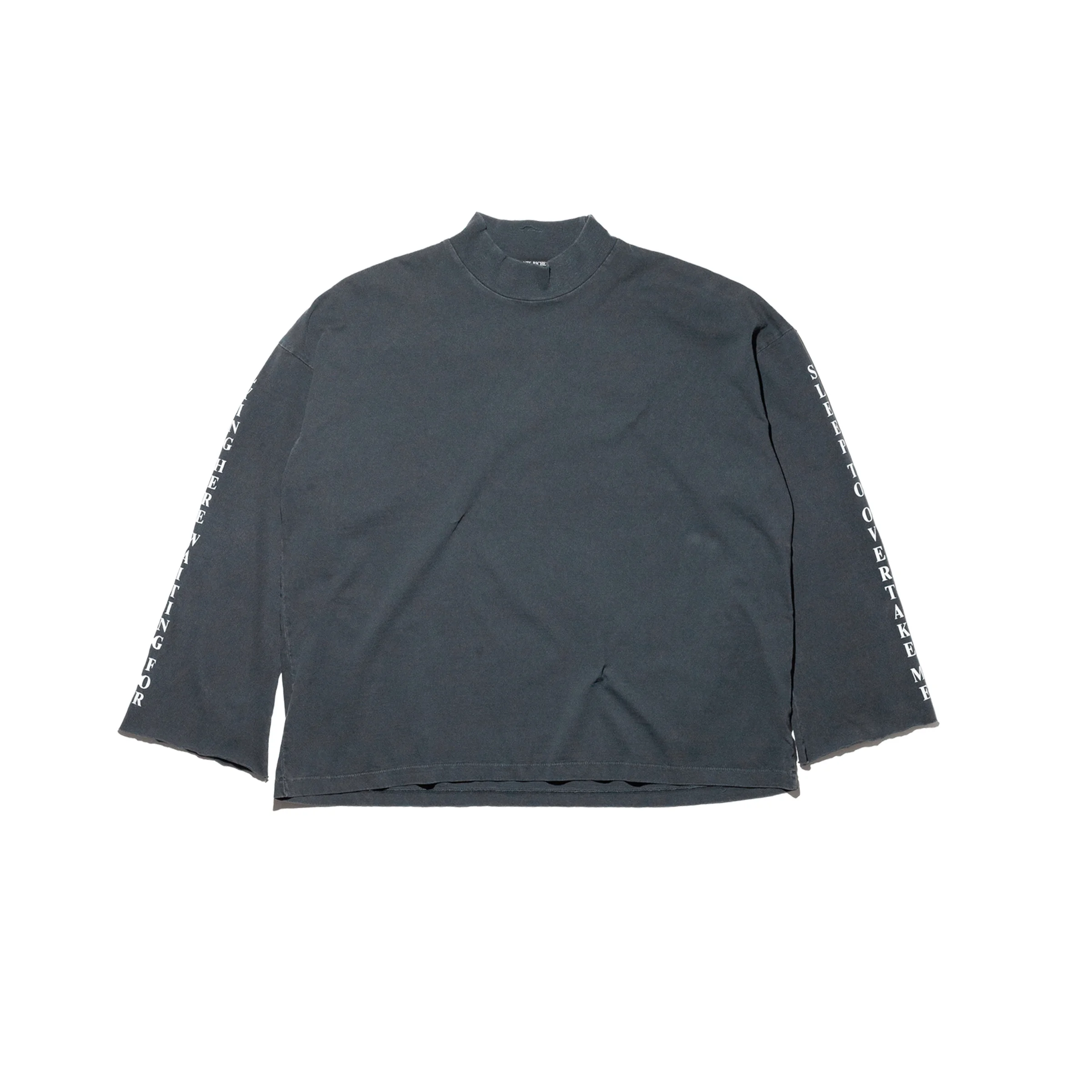 NEVER WAKE ME MOCKNECK LS T-SHIRT - 1