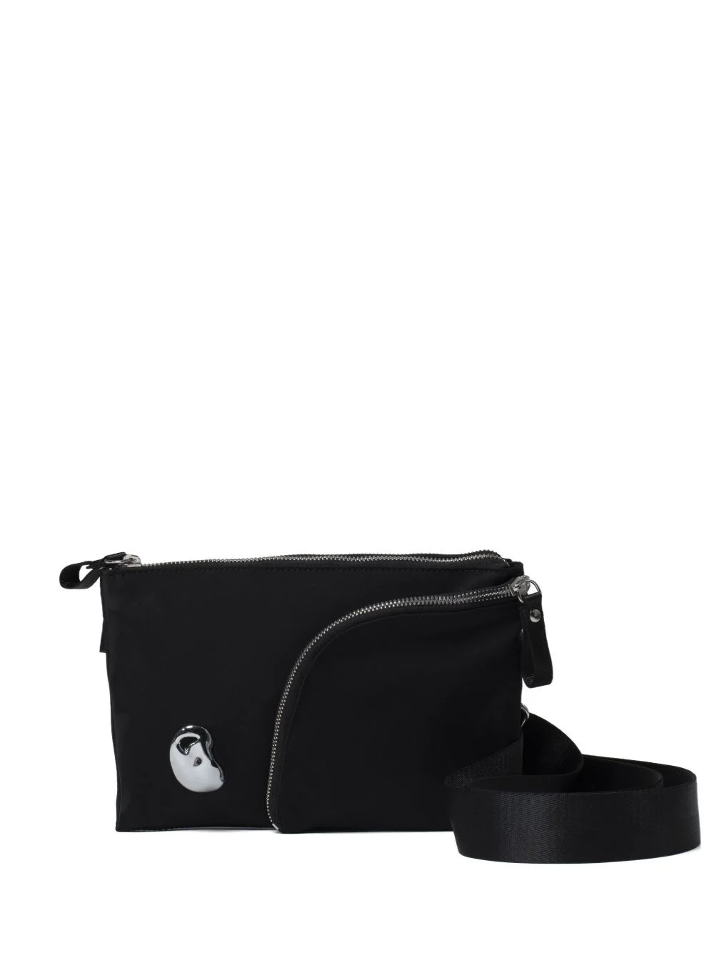 asymmetric-zip cross body bag - 1