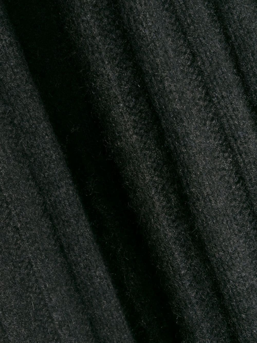 fine ribbed-knit scarf - 3
