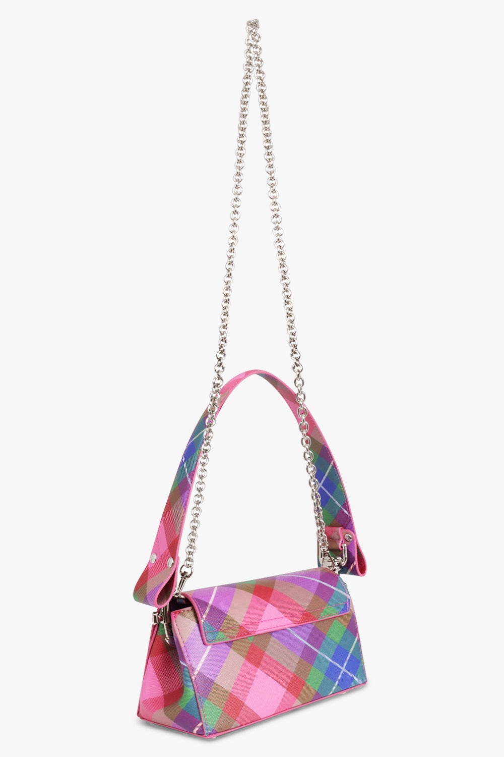 HAZEL PRINT SMALL HANDBAG | CANDY TARTAN - 2