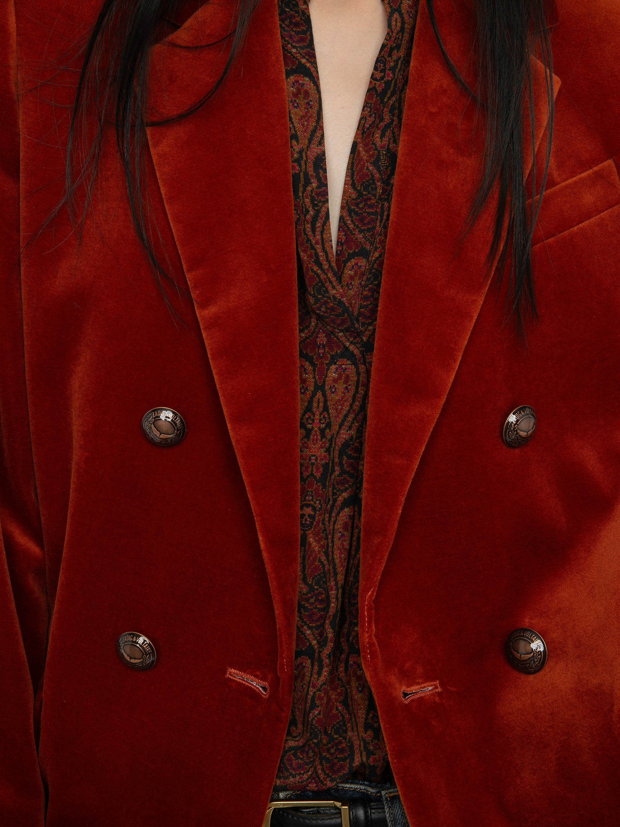 Vaska Velvet Blazer - 9