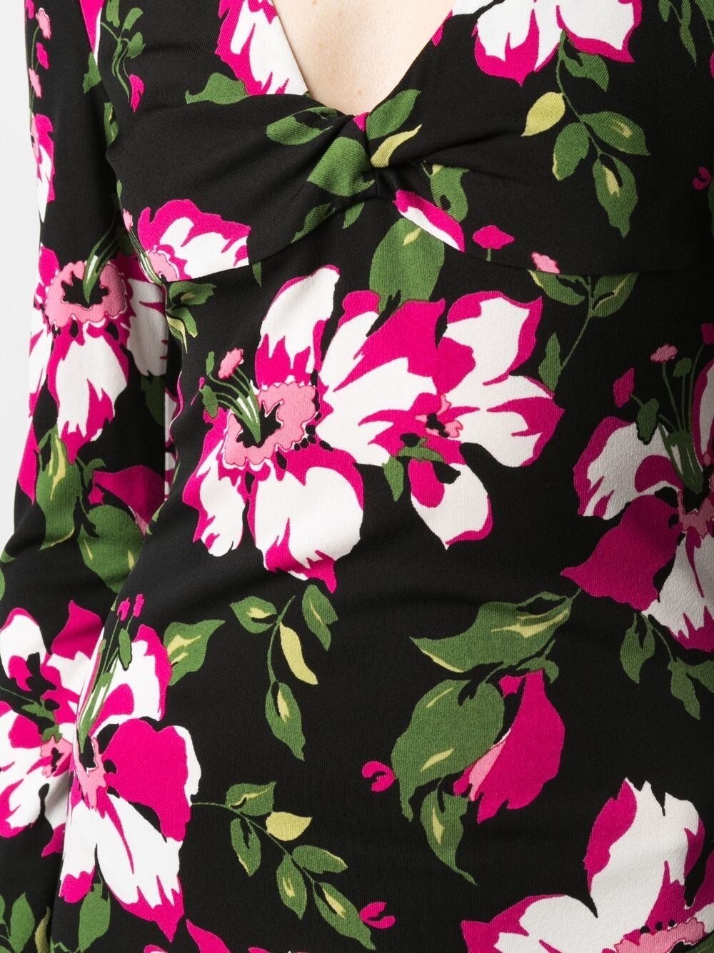 floral-print mid-length dress - 5