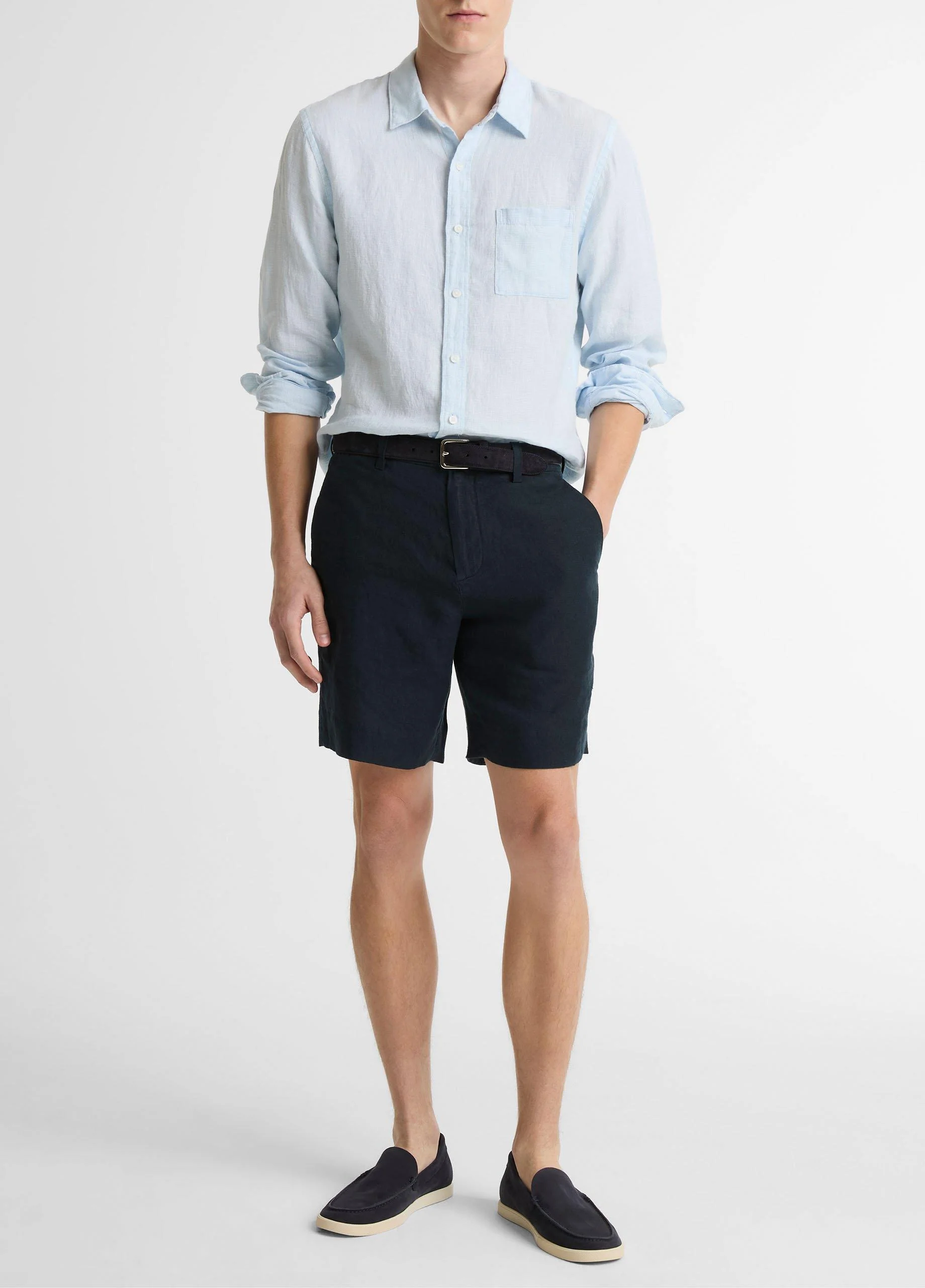 Hemp Flap-Pocket Short - 1
