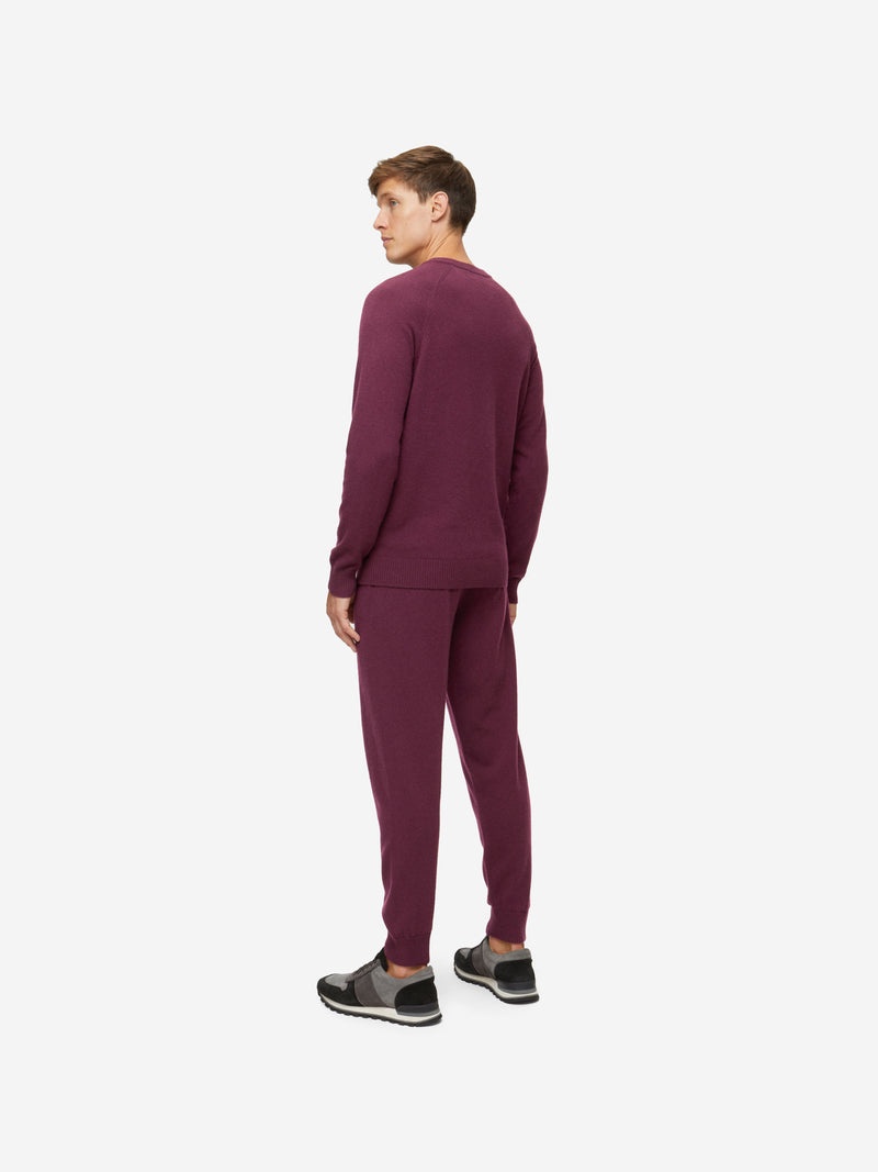 Men's Sweater Finley Cashmere Bordeaux - 4