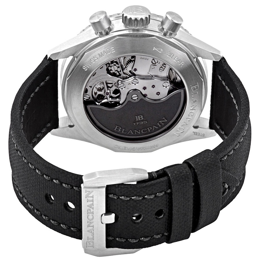 Blancpain Fifty Fathoms Bathyscaphe Meteor Grey Dial Chonograph Automatic Men's Watch 5200-1110-B52A - 3