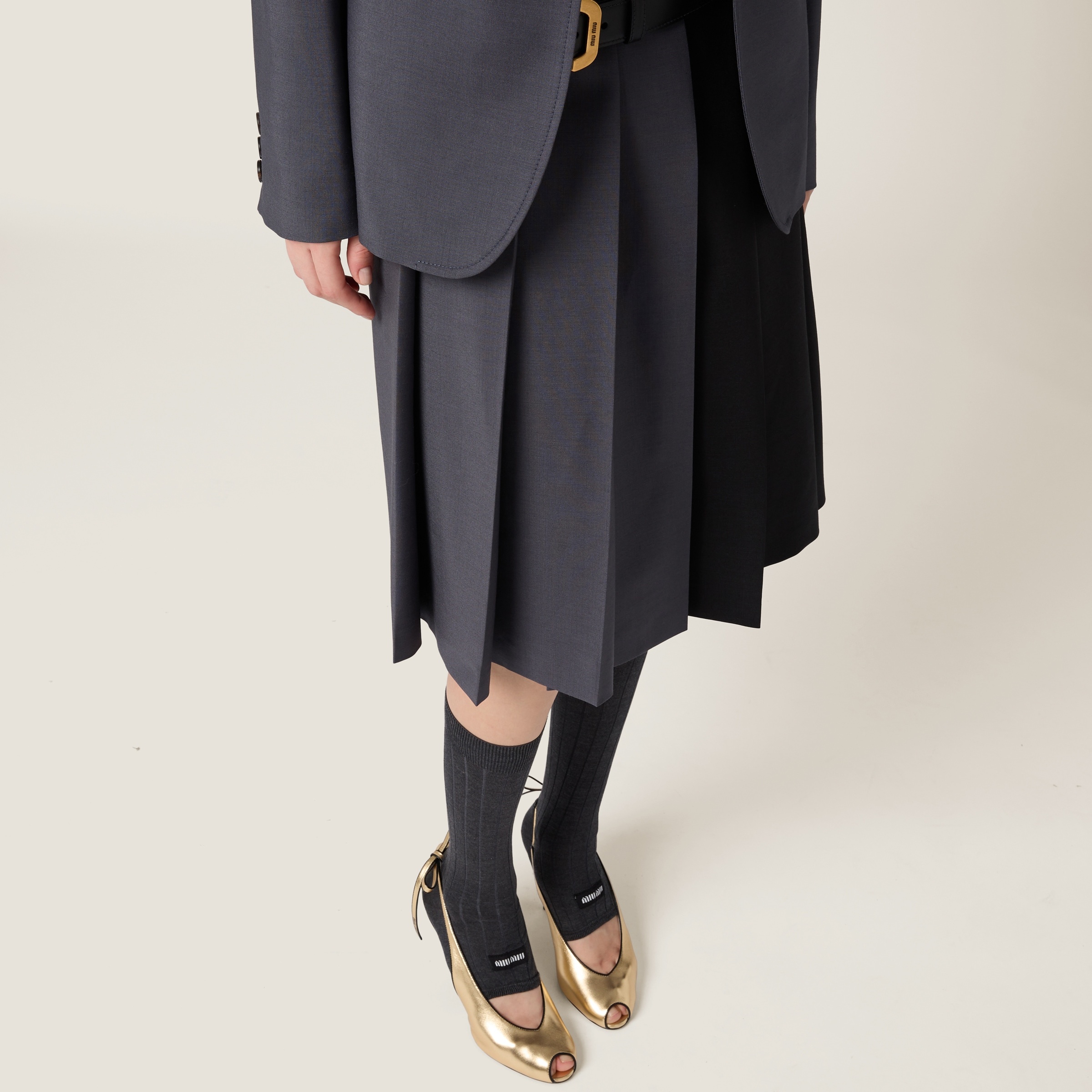 Miu Miu Kid mohair skirt | REVERSIBLE