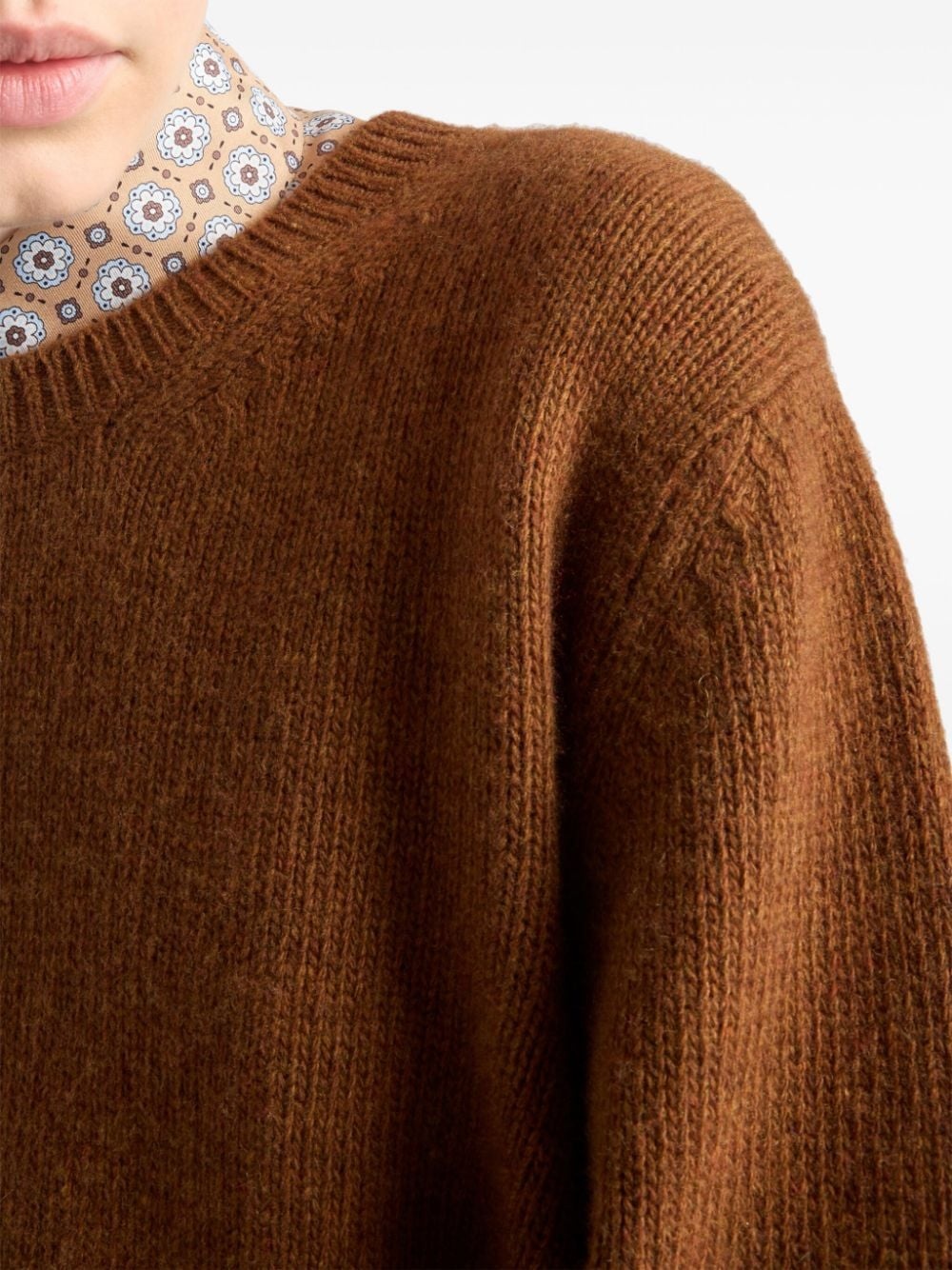 crew-neck wool-cashmere jumper - 5