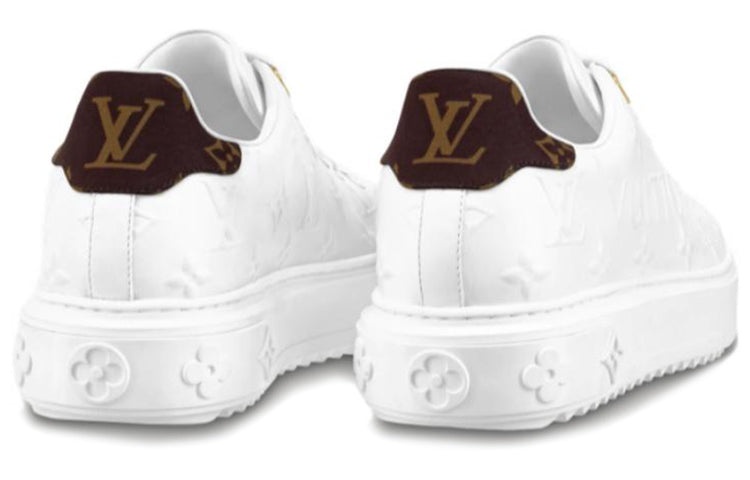 (WMNS) LOUIS VUITTON Time Out Trainers 'White Logo with Monogram' 1AAP6D - 3