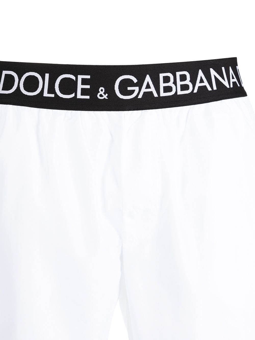 logo-tape slip-on swim shorts - 3