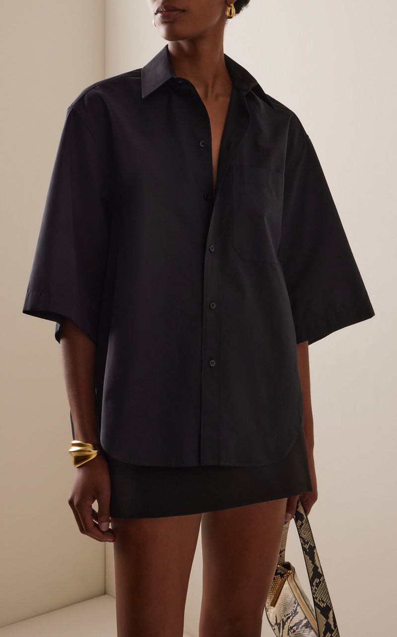 WARDROBE.NYC Short Sleeve Shirt black outlook