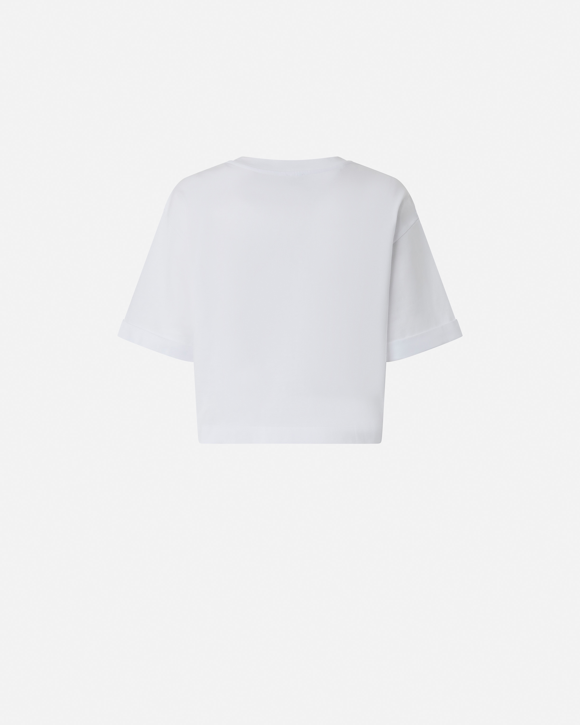 SHORT T-SHIRT WITH EMBROIDERED LOGO - 2
