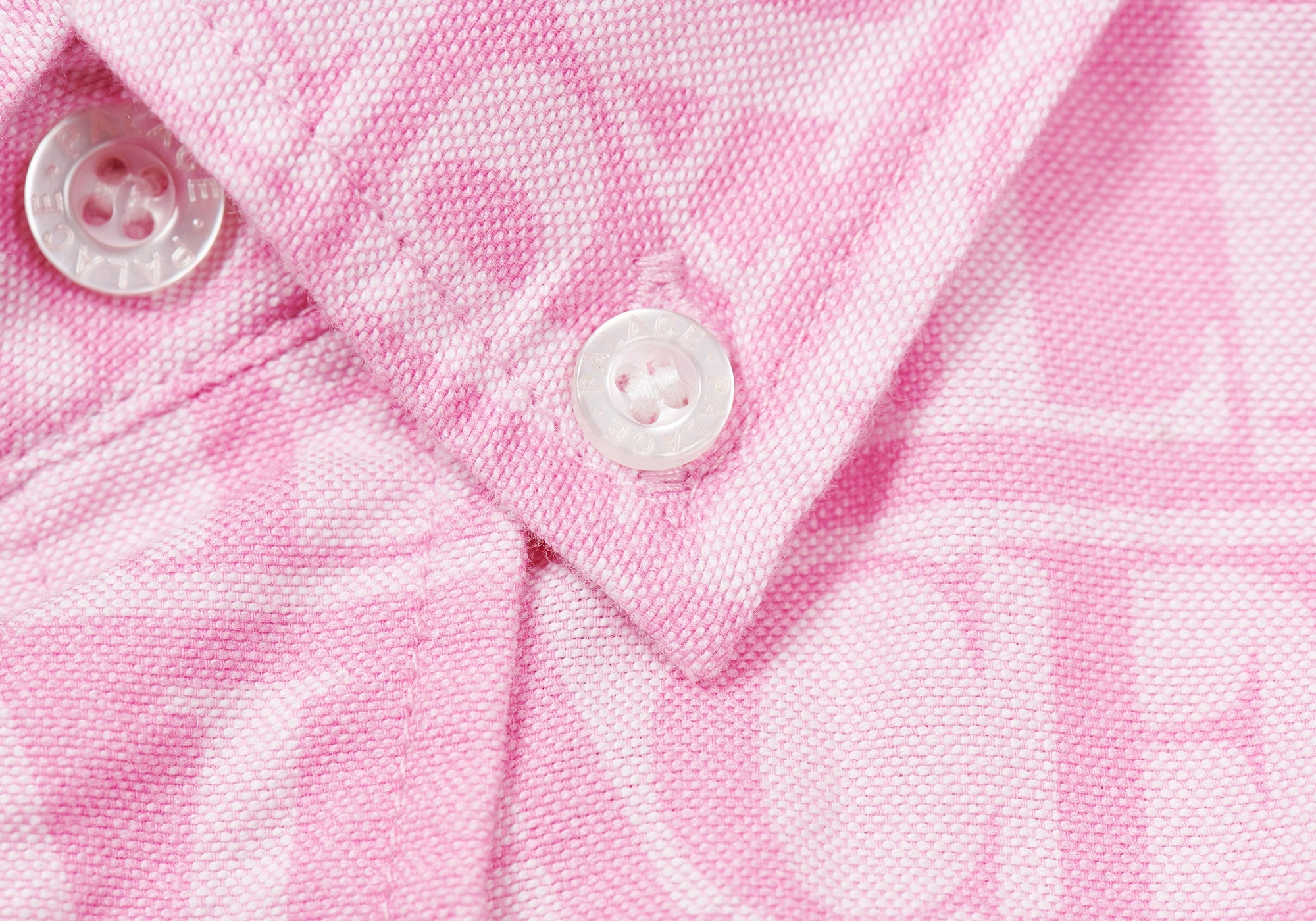 DOMINO PRINT OXFORD SHIRT PINK - 3