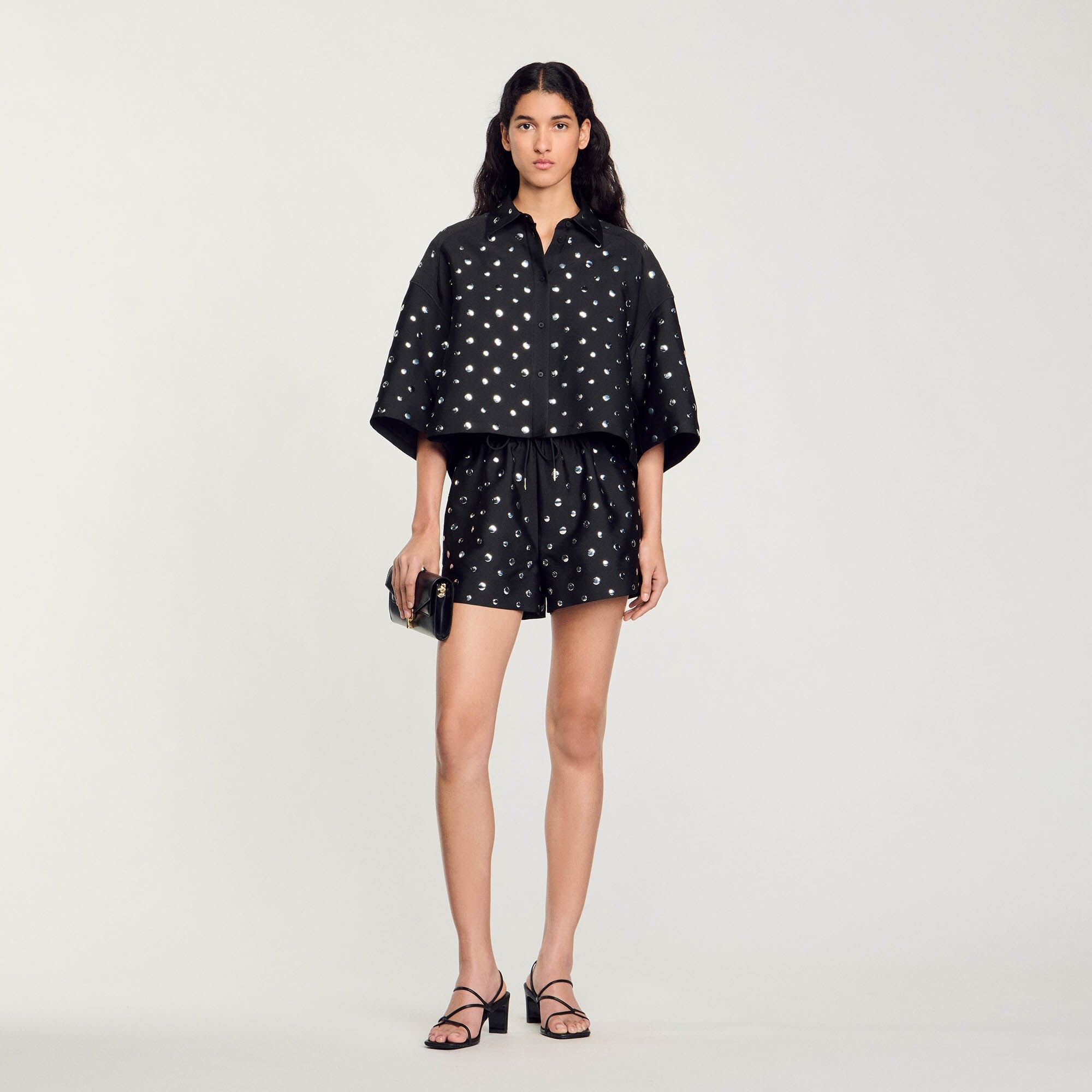 STUD-EMBELLISHED SHIRT - 2