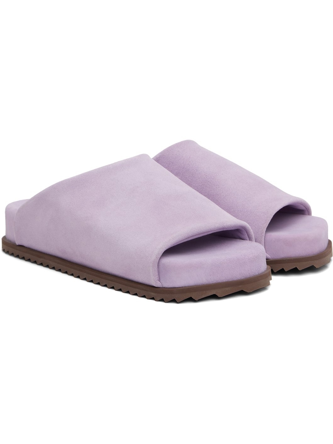 Purple Finn Slider Sandals - 4