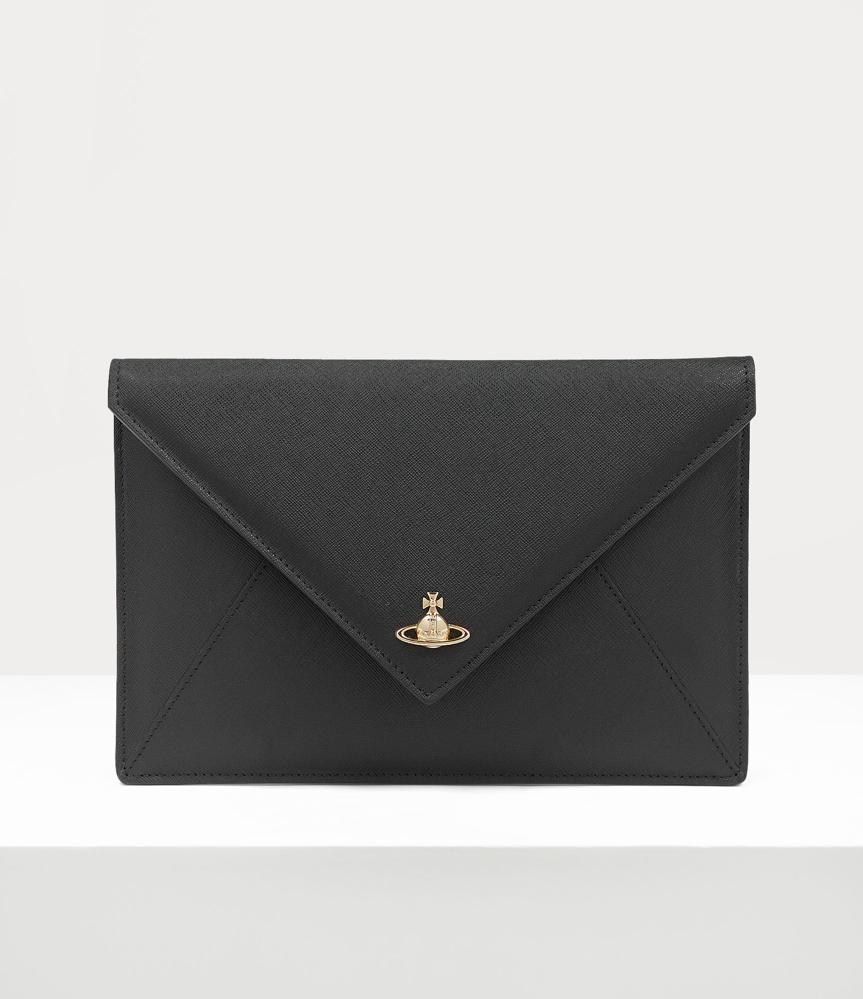 SAFFIANO PLAIN ENVELOPE CLUTCH - 1