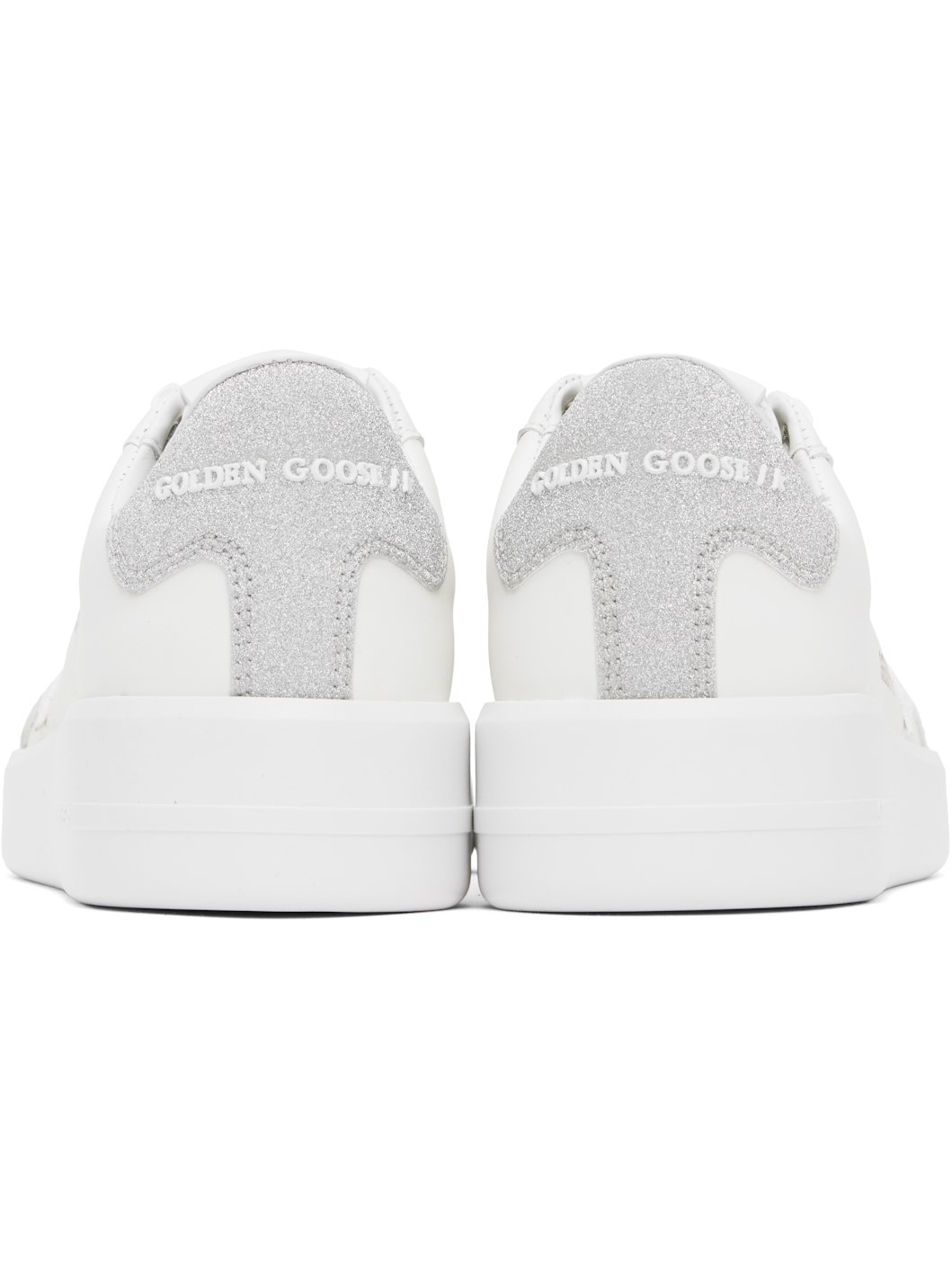 White & Silver Purestar Sneakers - 2
