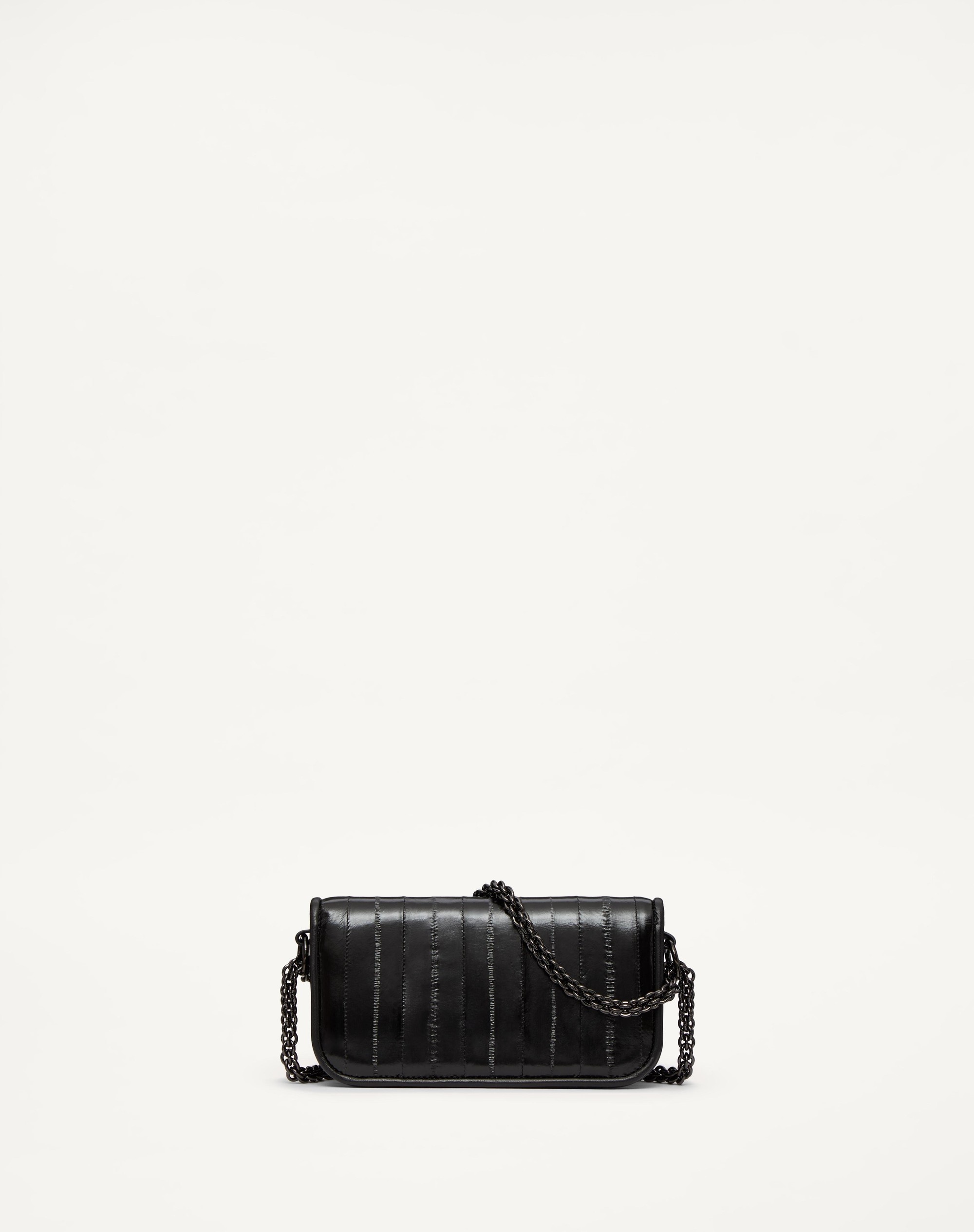 VALENTINO GARAVANI LOCÒ SMALL SHOULDER BAG IN EEL - 3