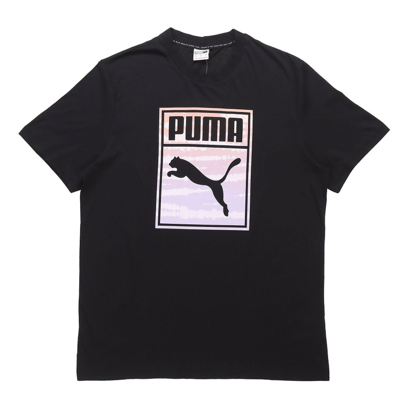 PUMA Running Training Gym Short Sleeve Black 599427-01 - 1