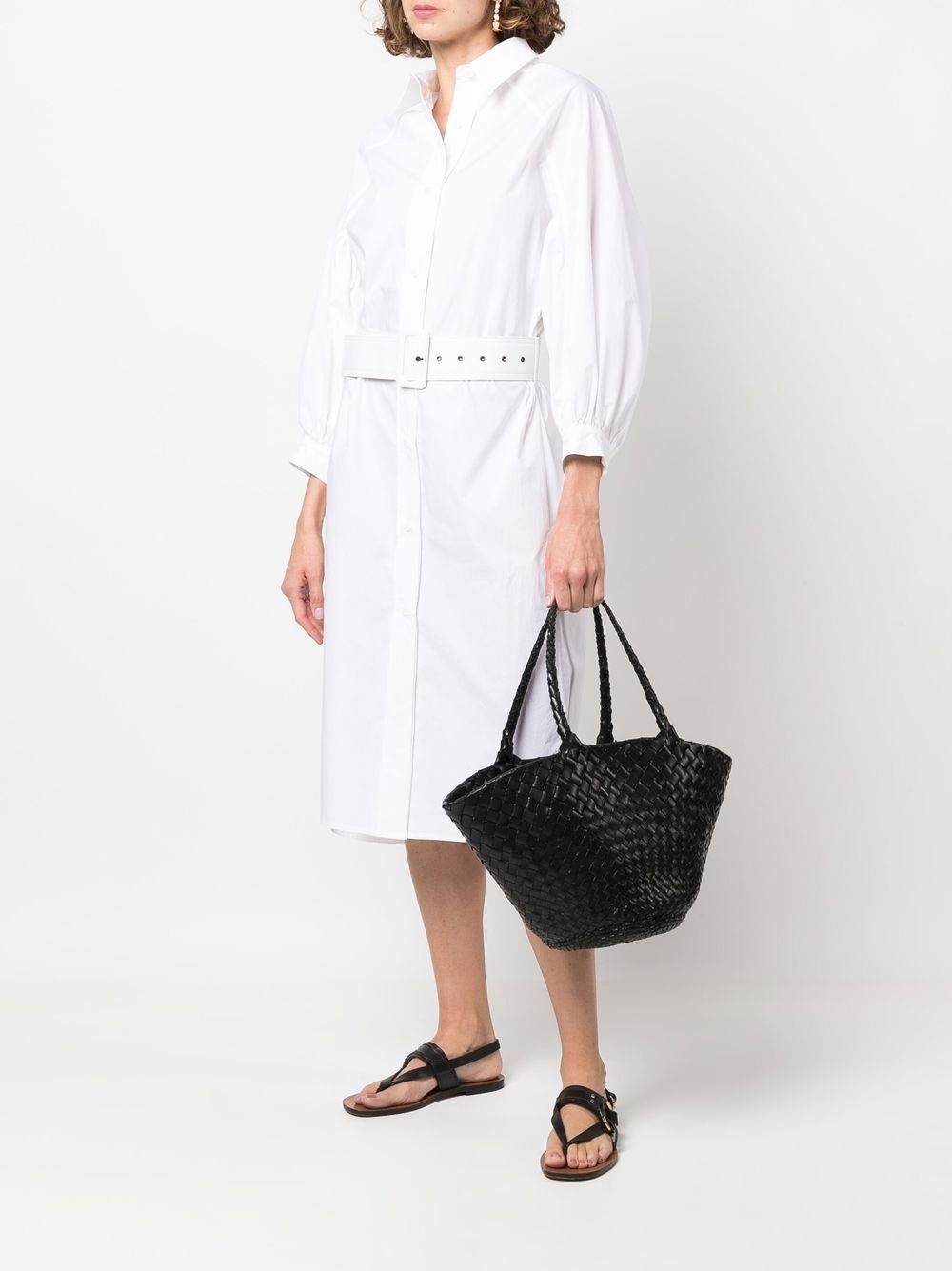 interwoven-design tote bag - 2