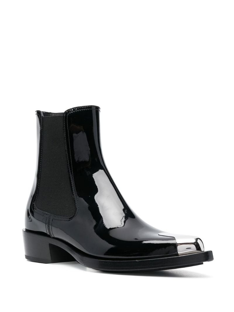 patent ankle boots - 2