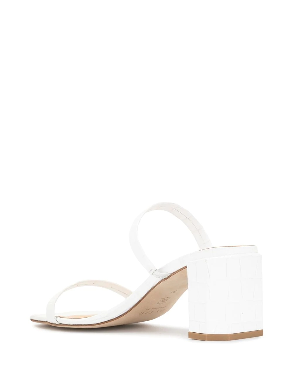 double-strap leather sandals - 3