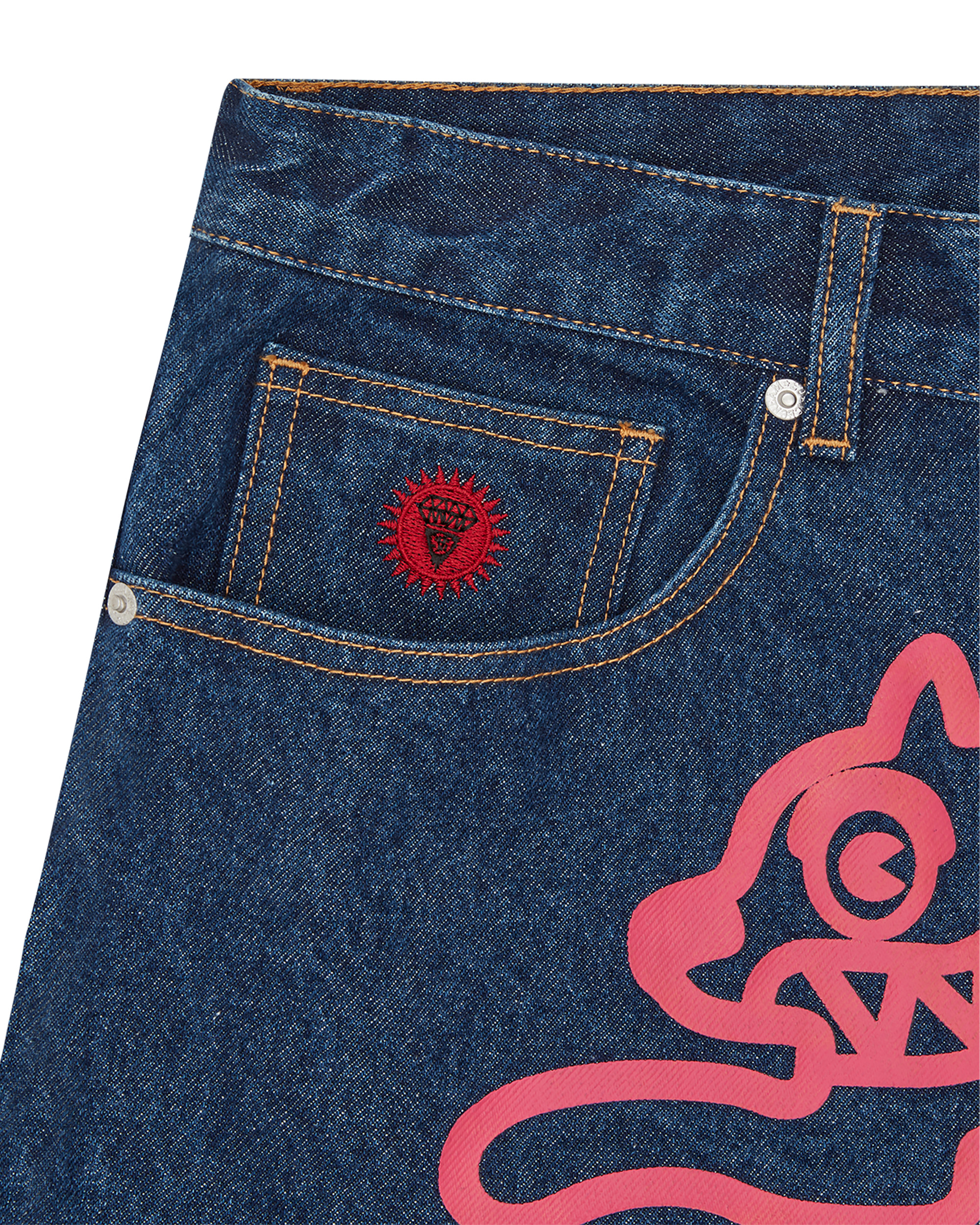 RUNNING DOG DENIM SHORTS - 4