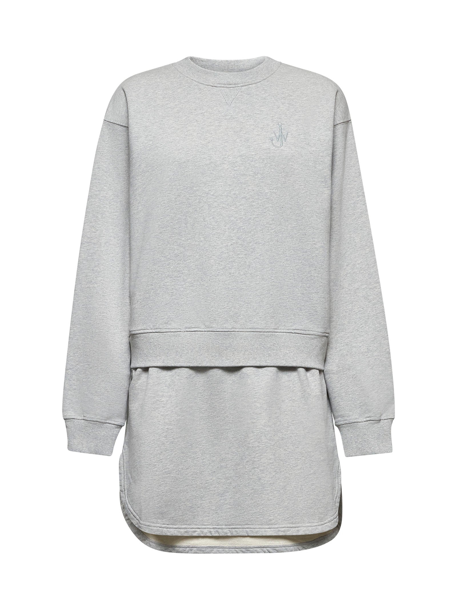 J.W. ANDERSON - Jw Anderson Women Grey Layered Sweatshirt Dress - 1