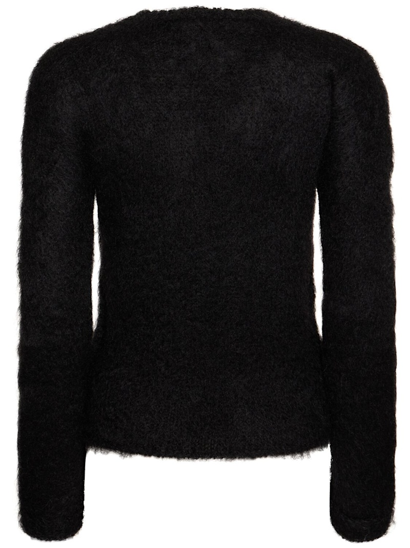 Mohair blend crewneck sweater - 3