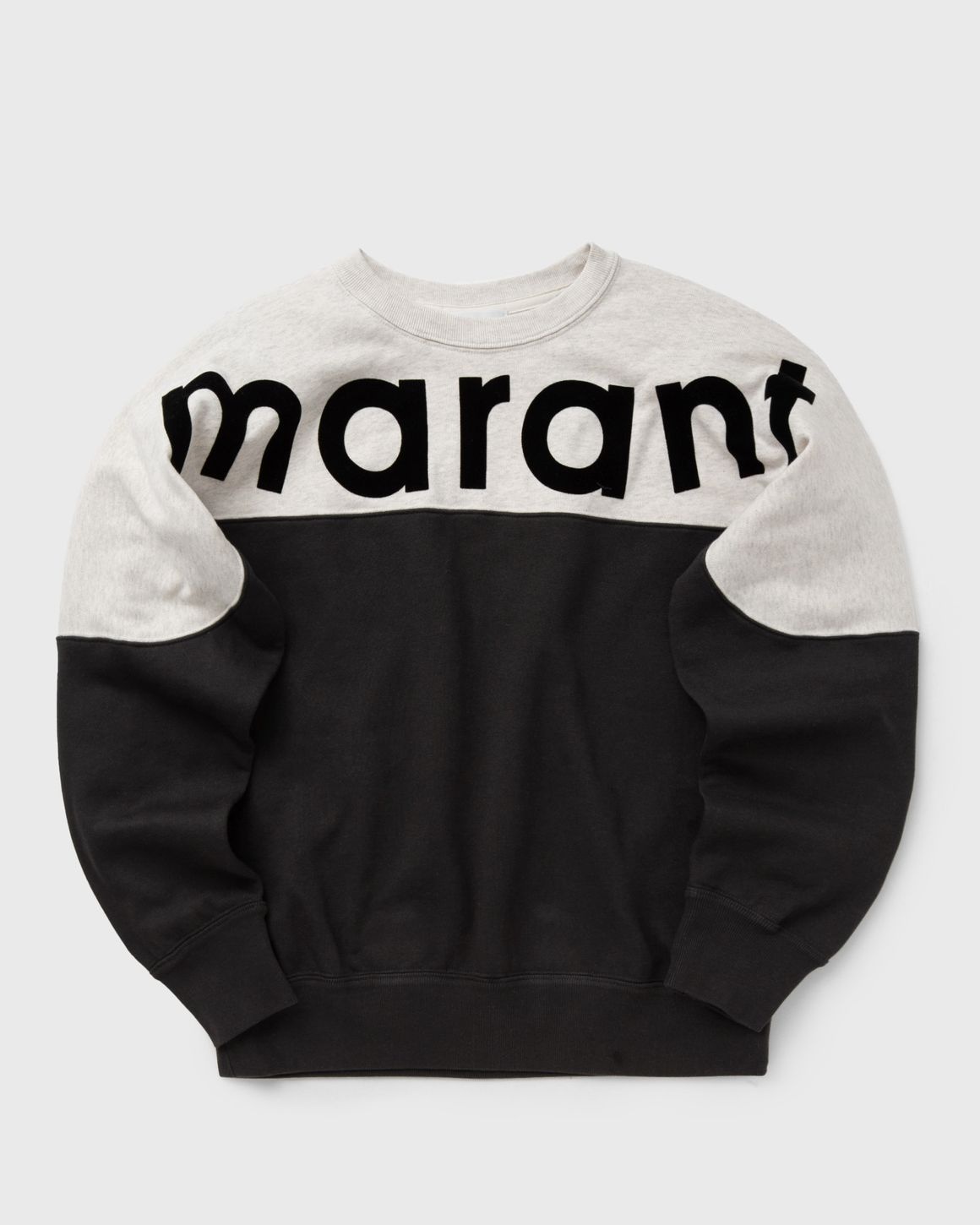 ISABEL MARANT｜SWEATSHIRTS (HOWLEY (SW0031HA B1M19H 10YW Isabel Marant Men's Faded Black Howley Logo Printed
