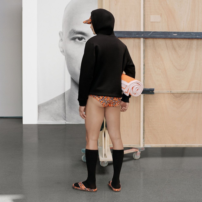 Monogram Print Swim Briefs 3