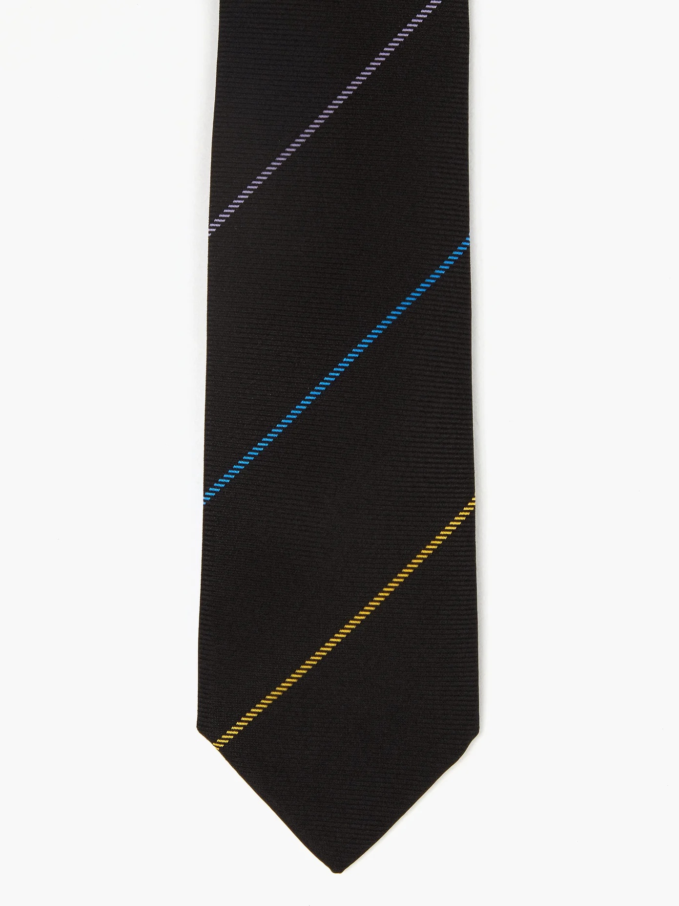 Striped silk-twill tie - 3