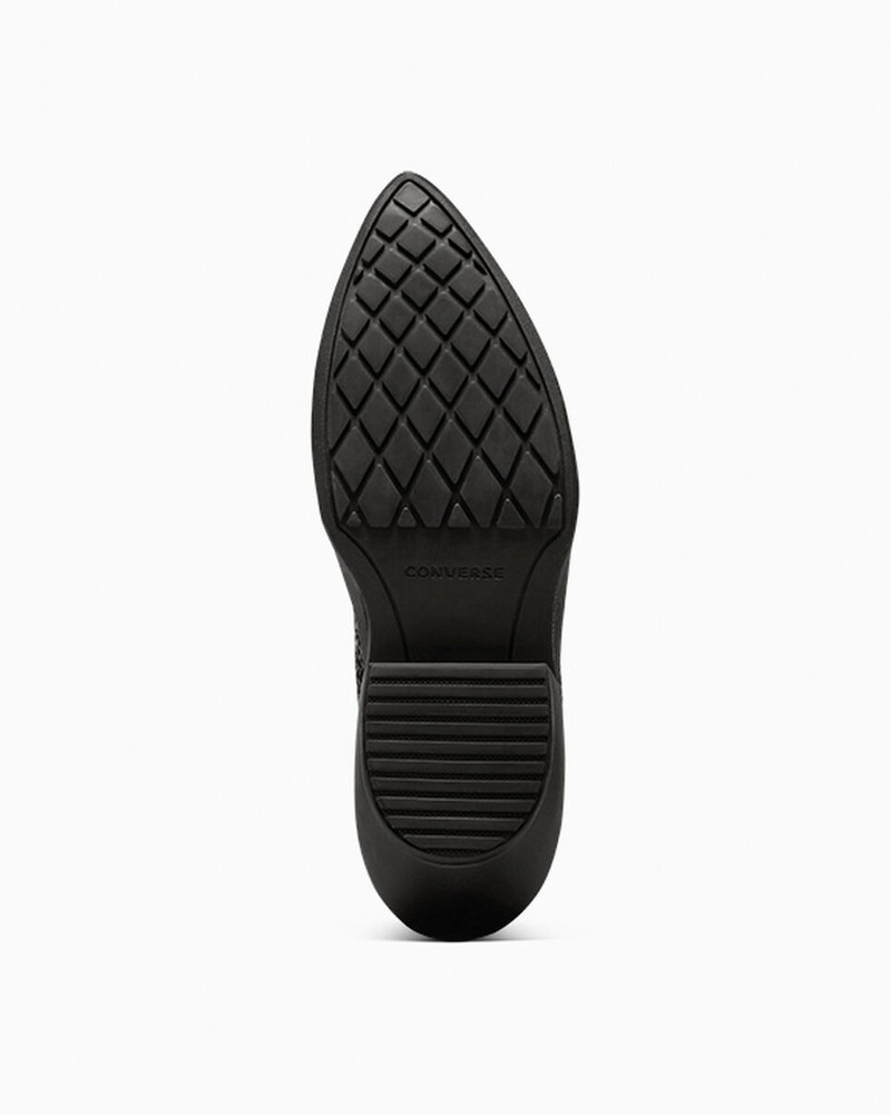 Chuck 70 De Luxe Pointed Platform Woven Leather 3