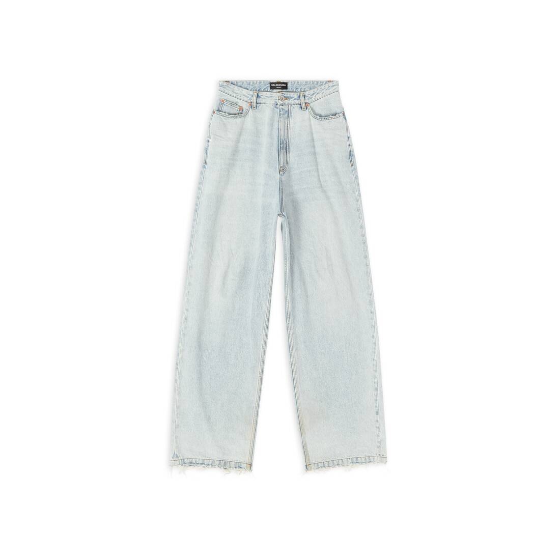 Pull-up Pants in Light Blue - 1