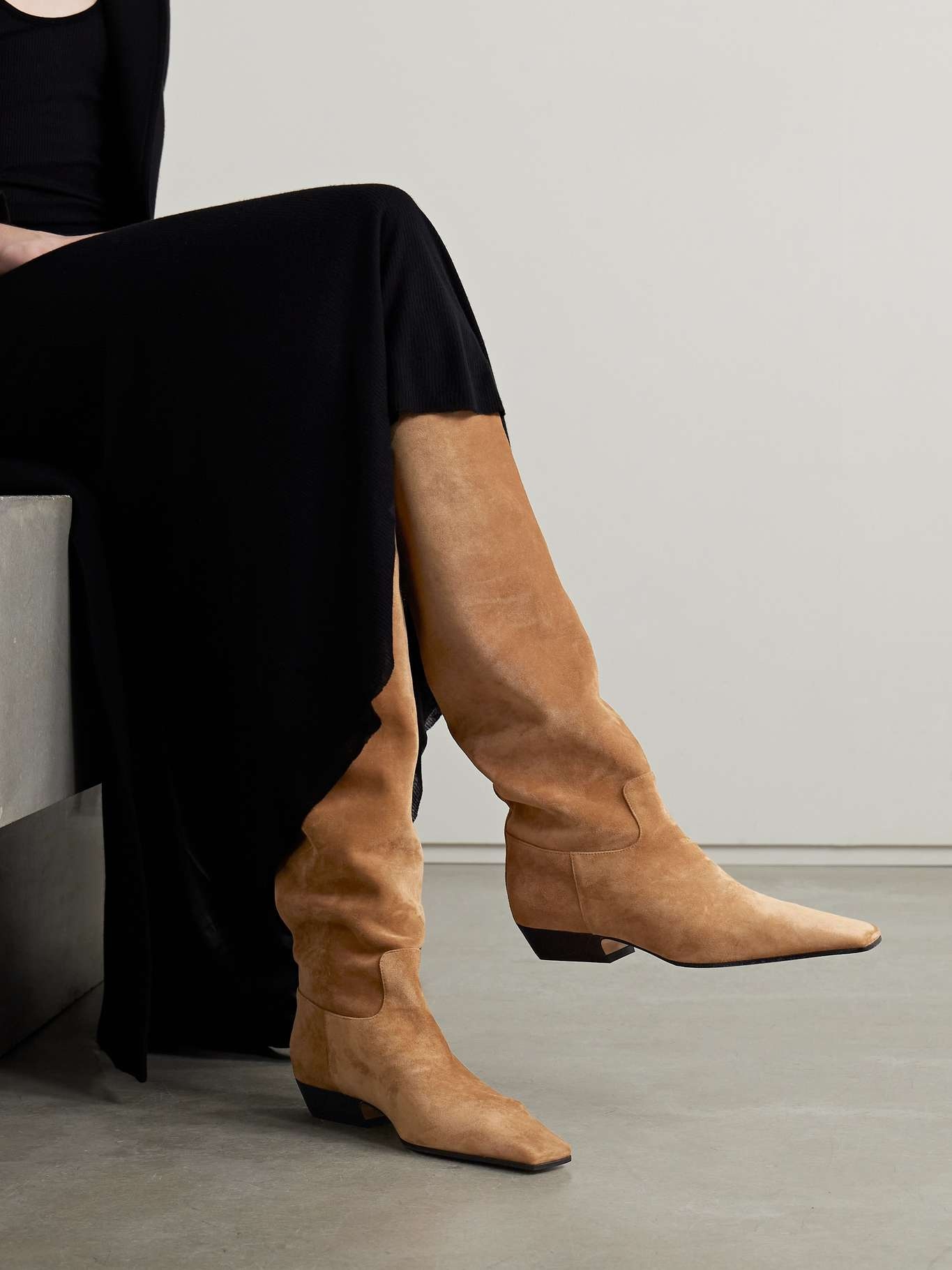 Marfa suede knee boots - 2